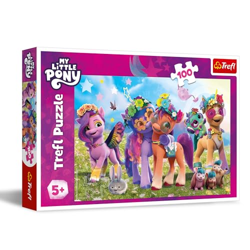 my-little-pony-puzzle-100-pi-ces-pony-guirlandes-fleurs image 6