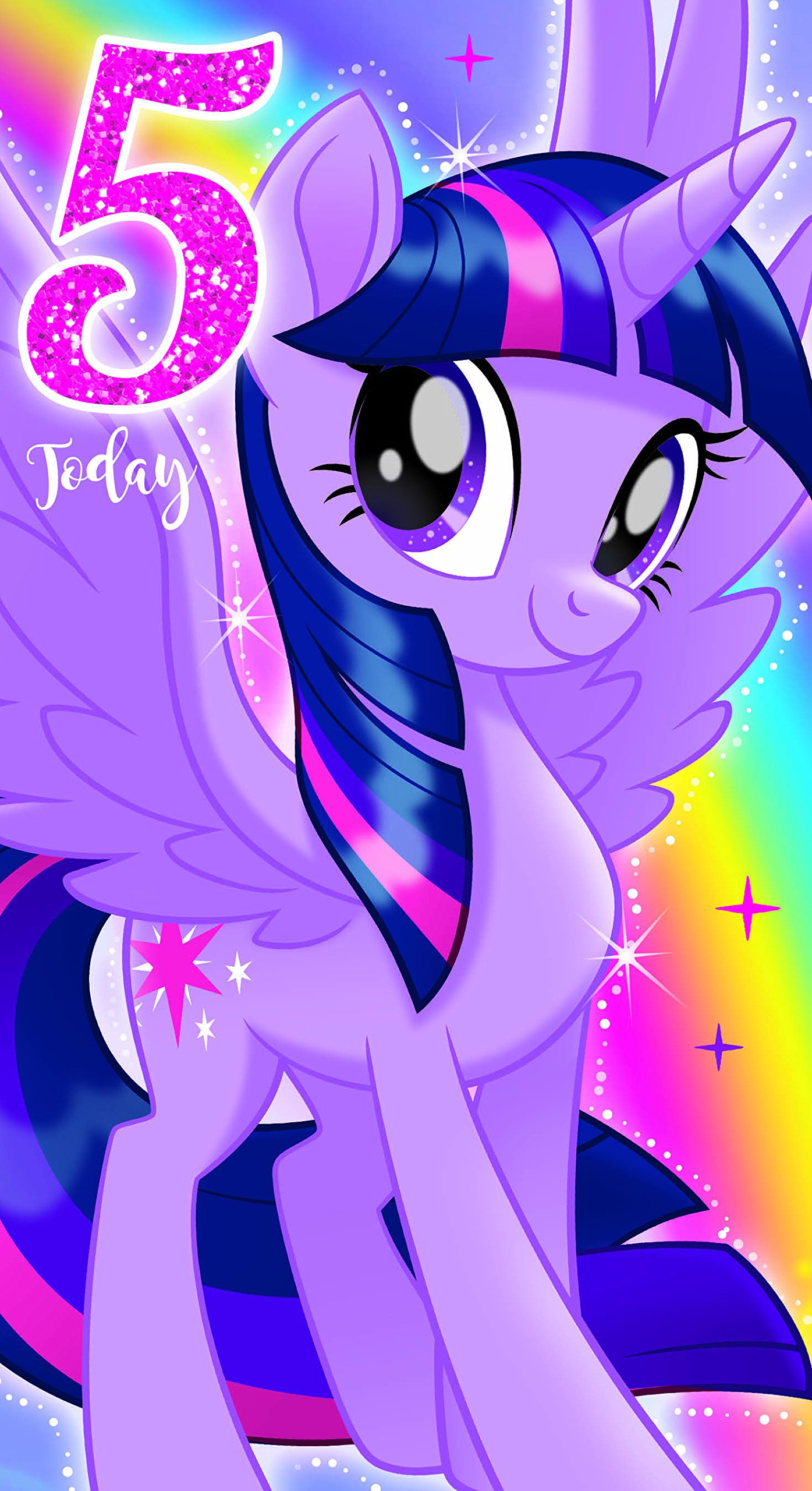 my-little-pony-carte-anniversaire-12-7-cm-movie image 1
