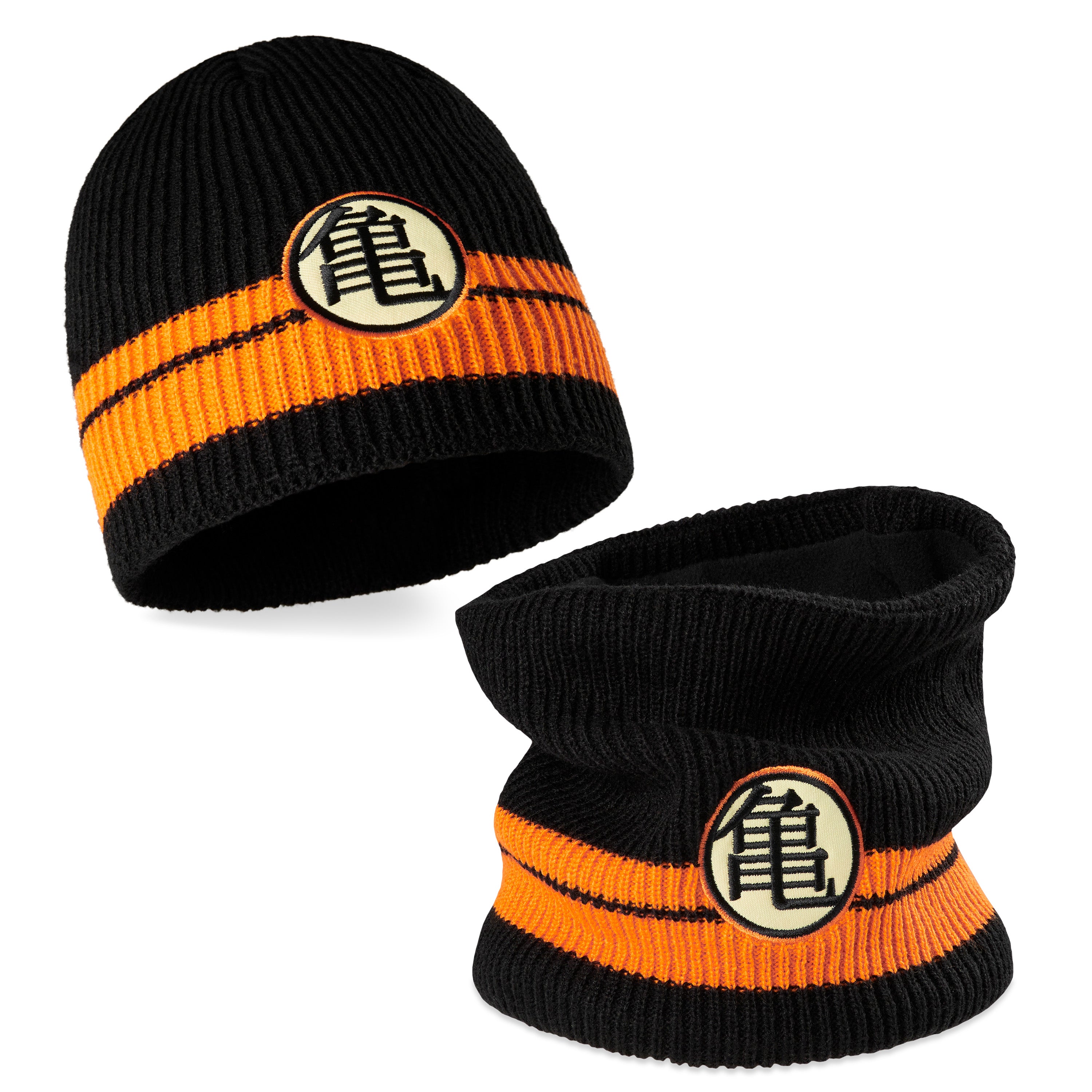 dragon-ball-z-bonnet-snood-homme-ensemble-hiver-2-pi-ces image 1
