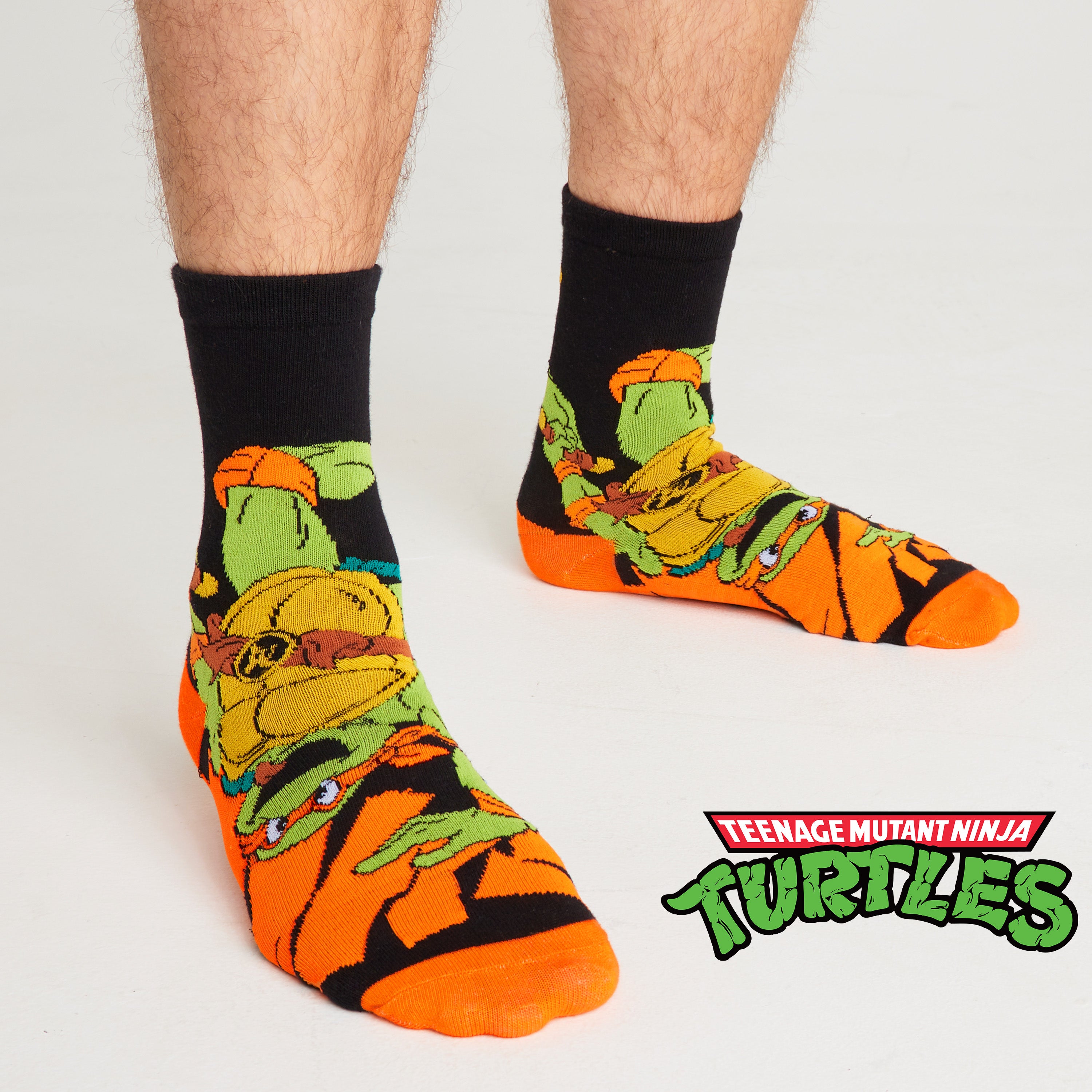get-trend-men-chaussettes-homme-tortues-ninja-x5-coton image 5