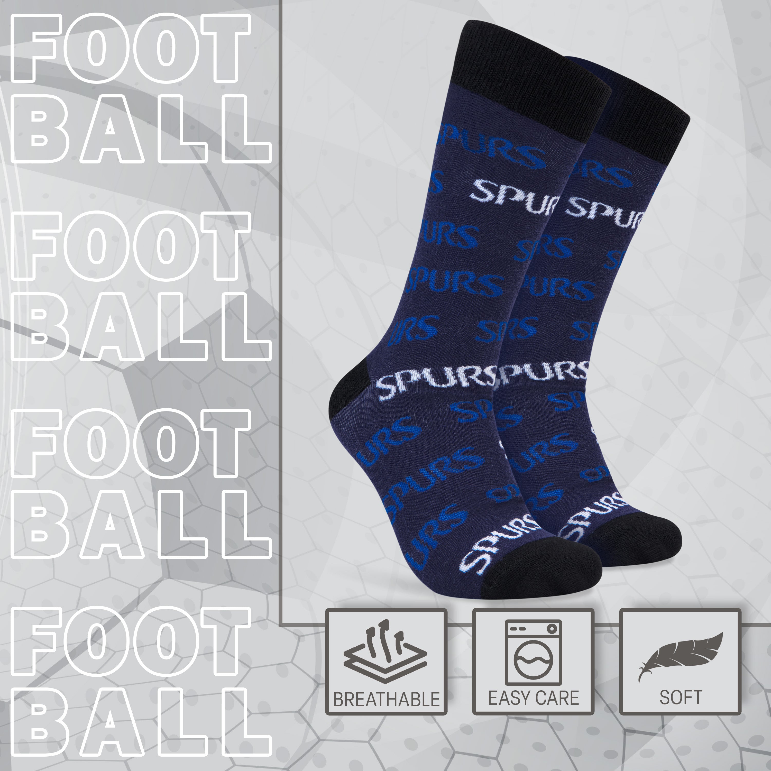 get-trend-boys-tottenham-chaussettes-gar-on-lot-4-coton image 3