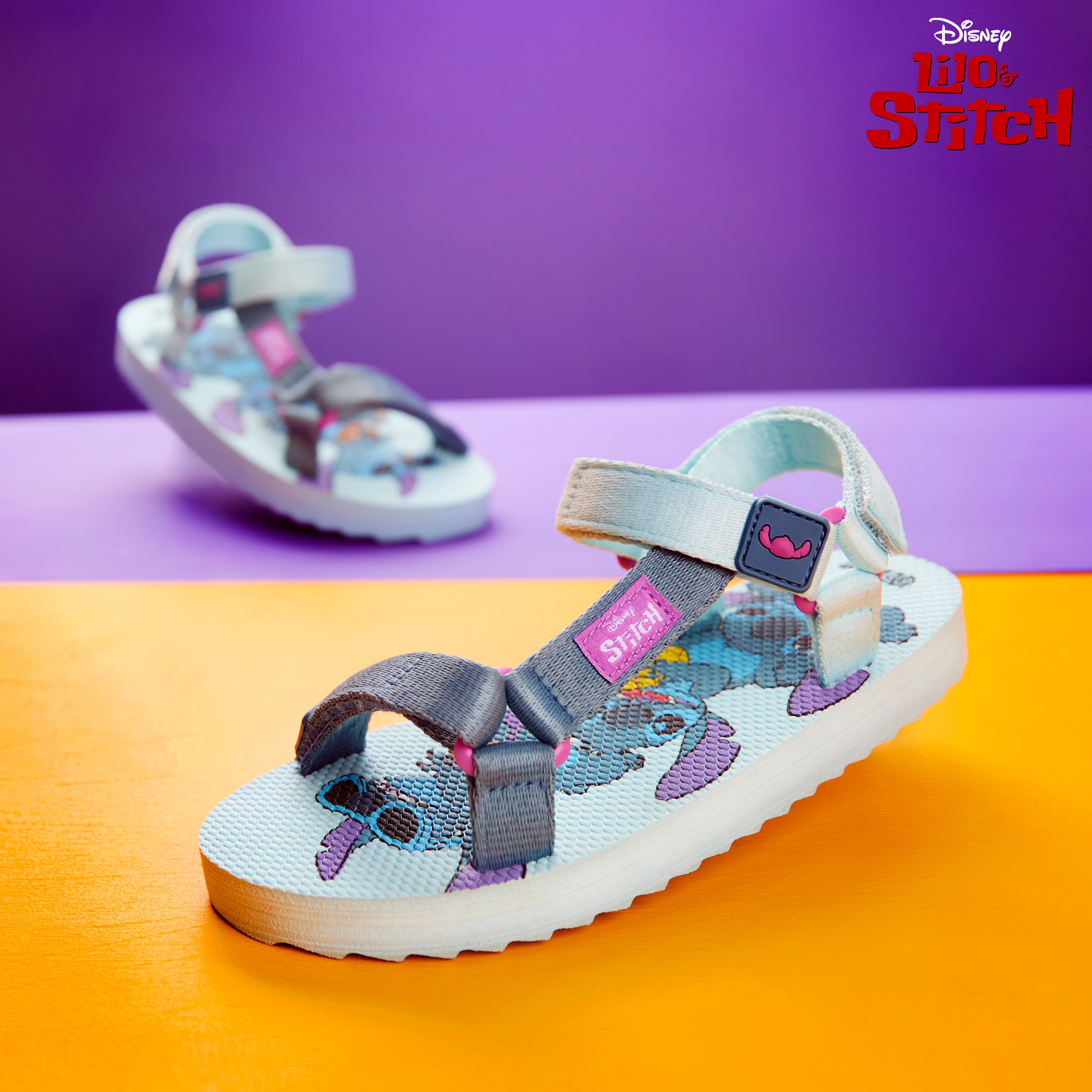 disney-stitch-sandales-fille-bleue-scratch-r-glable image 2
