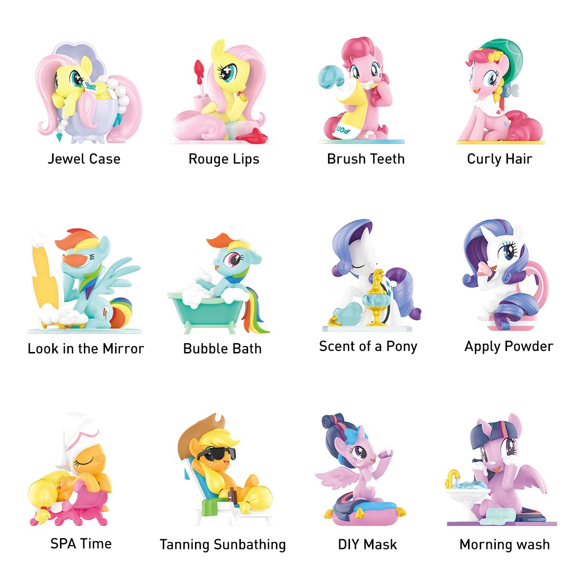 pop-mart-my-little-pony-pretty-me-up-figurine-1pc-al-atoire image 8