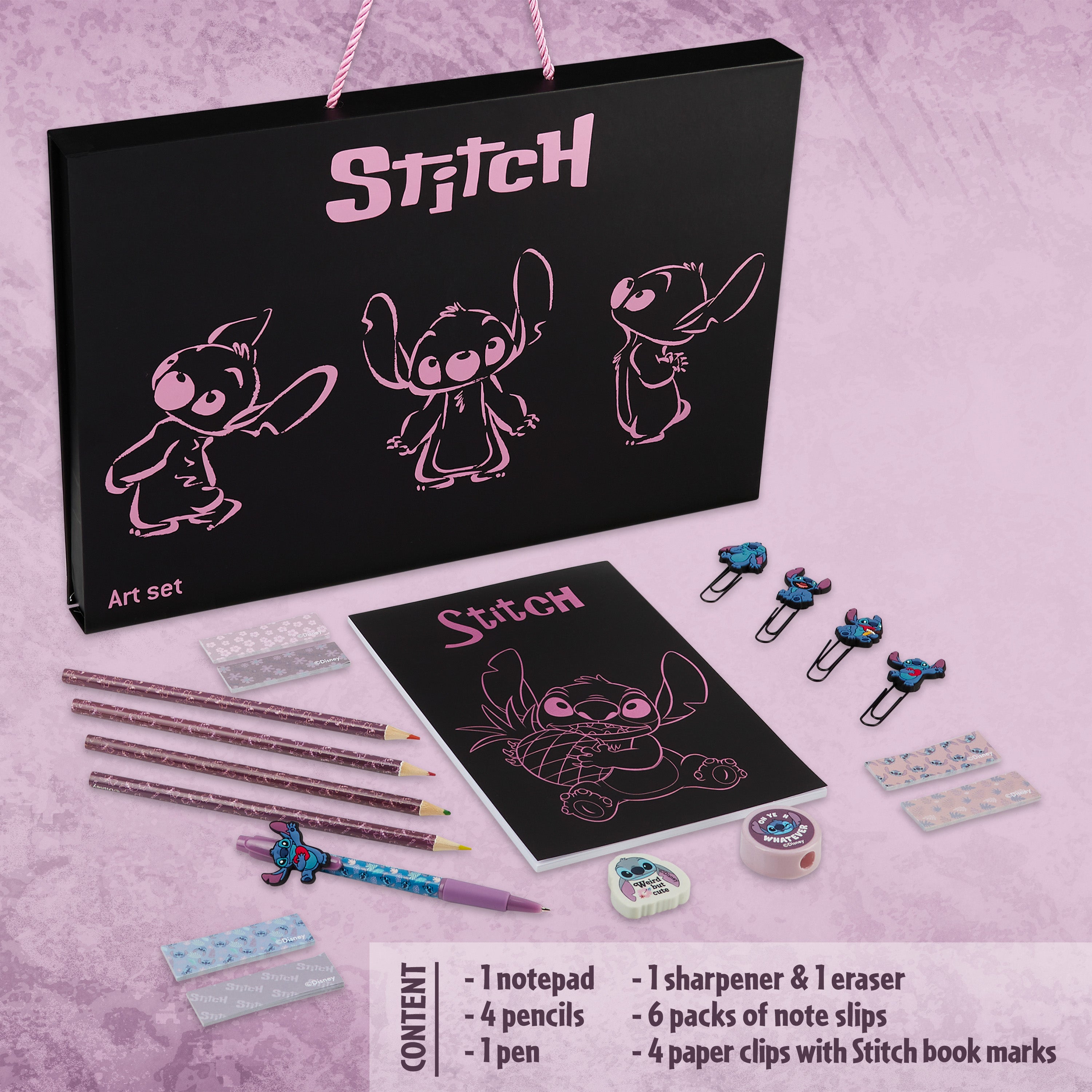 get-trend-stitch-set-papeterie-noir-carnet-trousse image 5