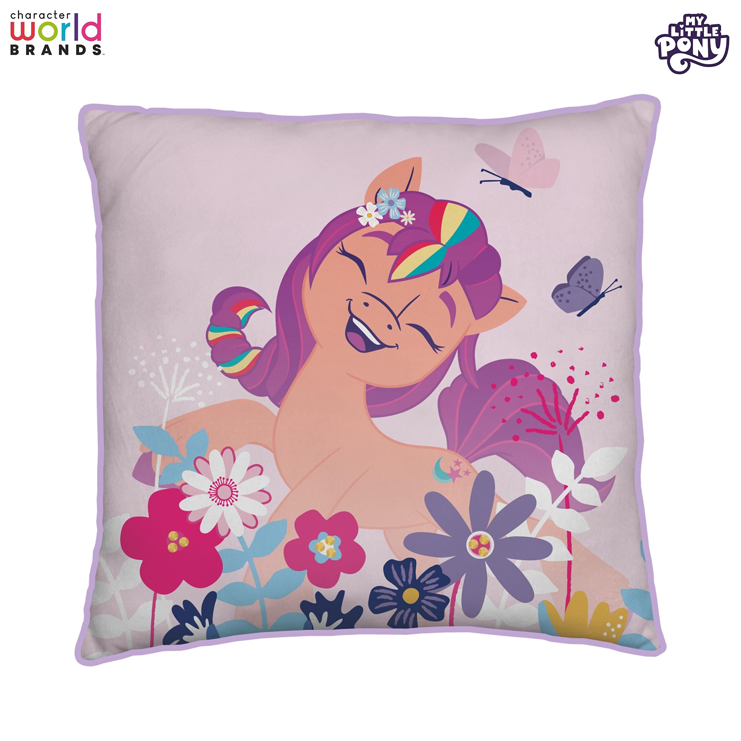 my-little-pony-coussin-carr-papillon-40x40-cm-r-versible image 2