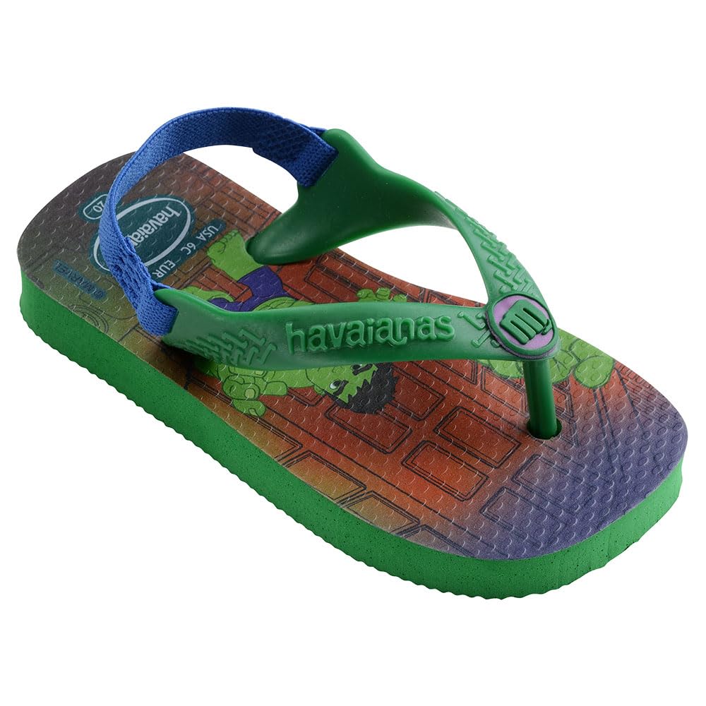 havaianas-baby-marvel-tongs-enfant-mixte-caoutchouc-bleu image 3
