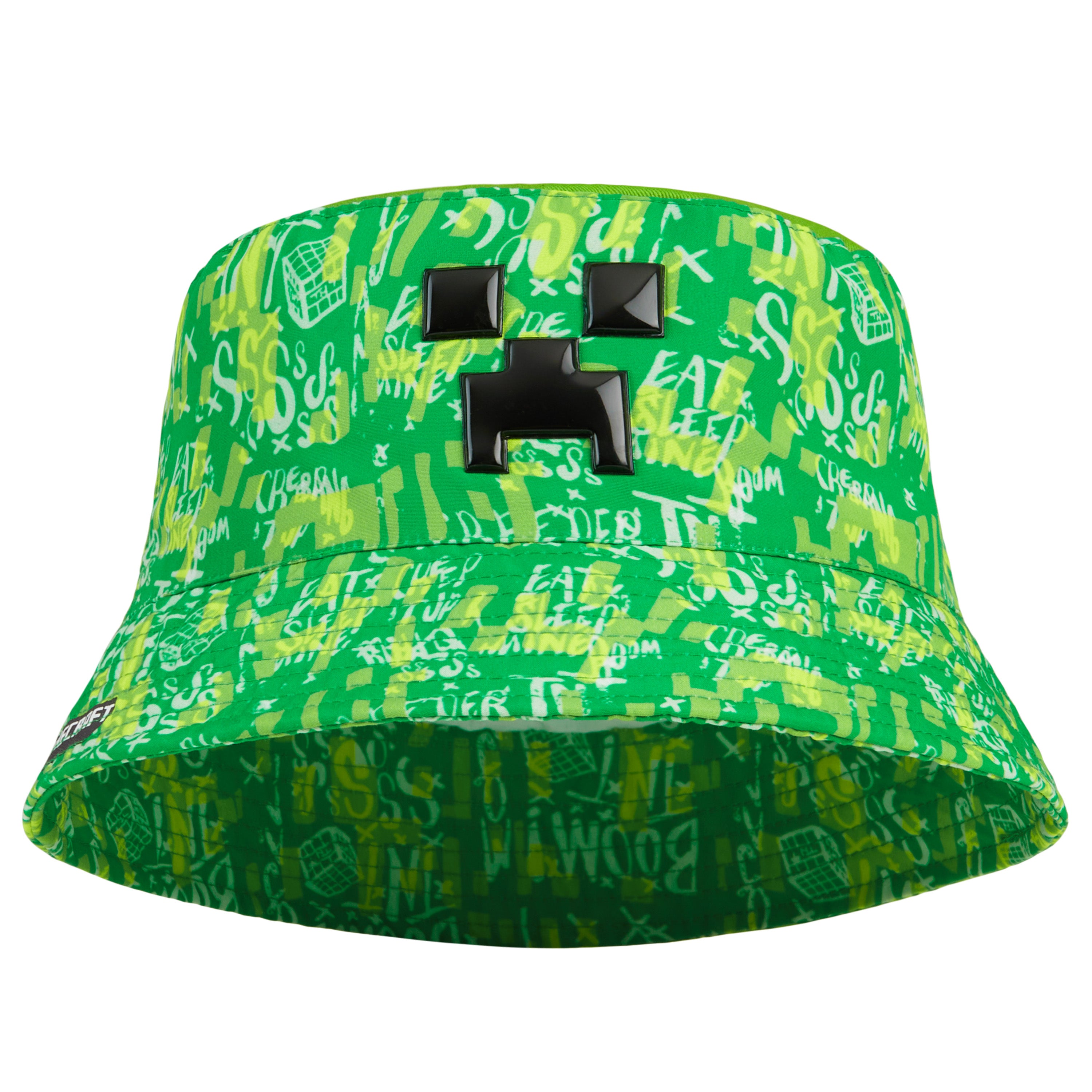 minecraft-boys-bob-enfant-bucket-hat-soleil-taille-unique image 1