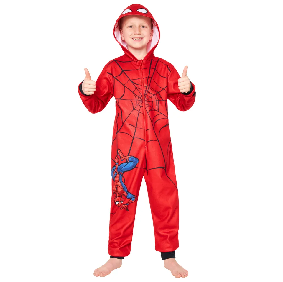 marvel-combinaison-polaire-gar-on-capuche-7-8-ans image 1