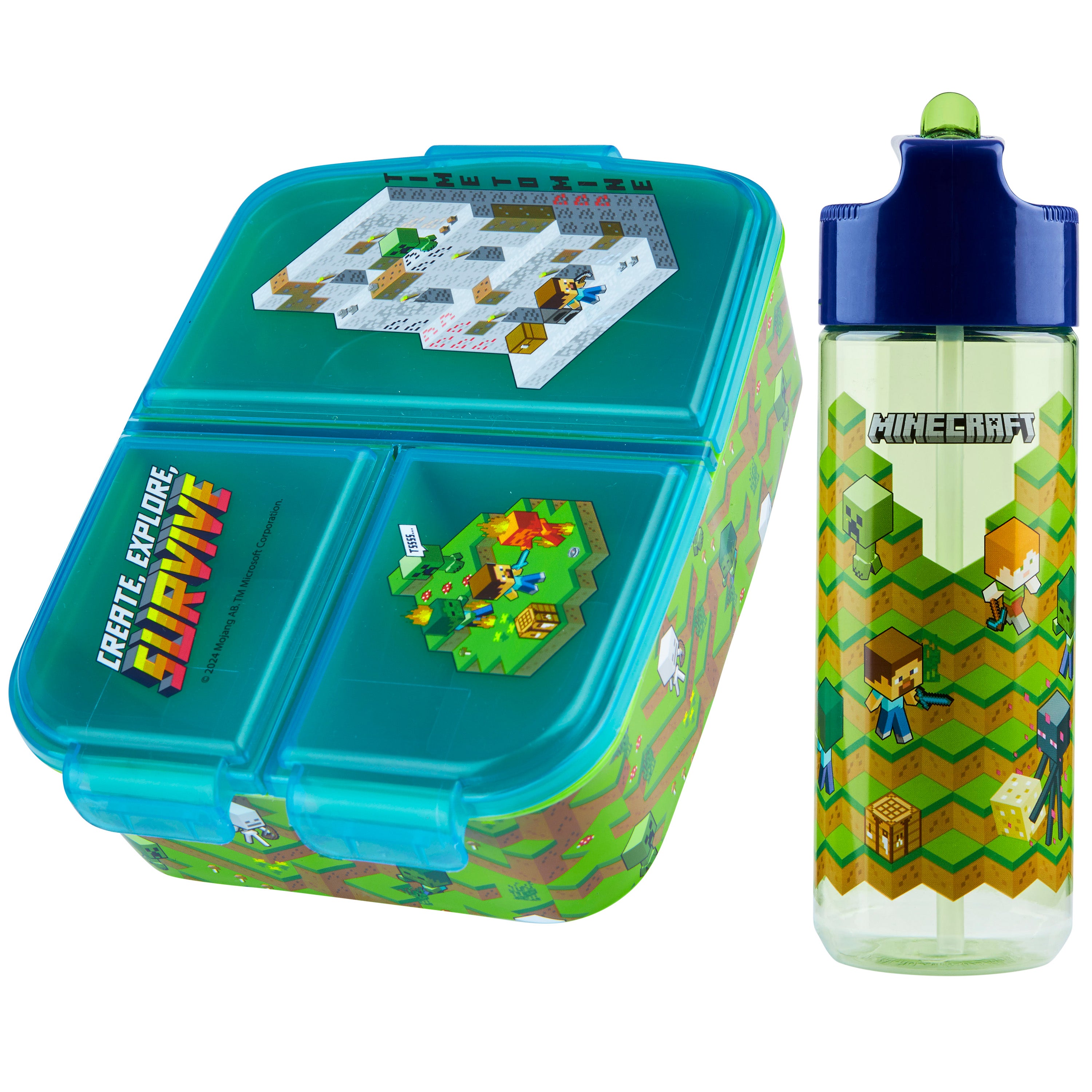 get-trend-school-supplies-lunch-box-minecraft-gourde-340-ml image 1