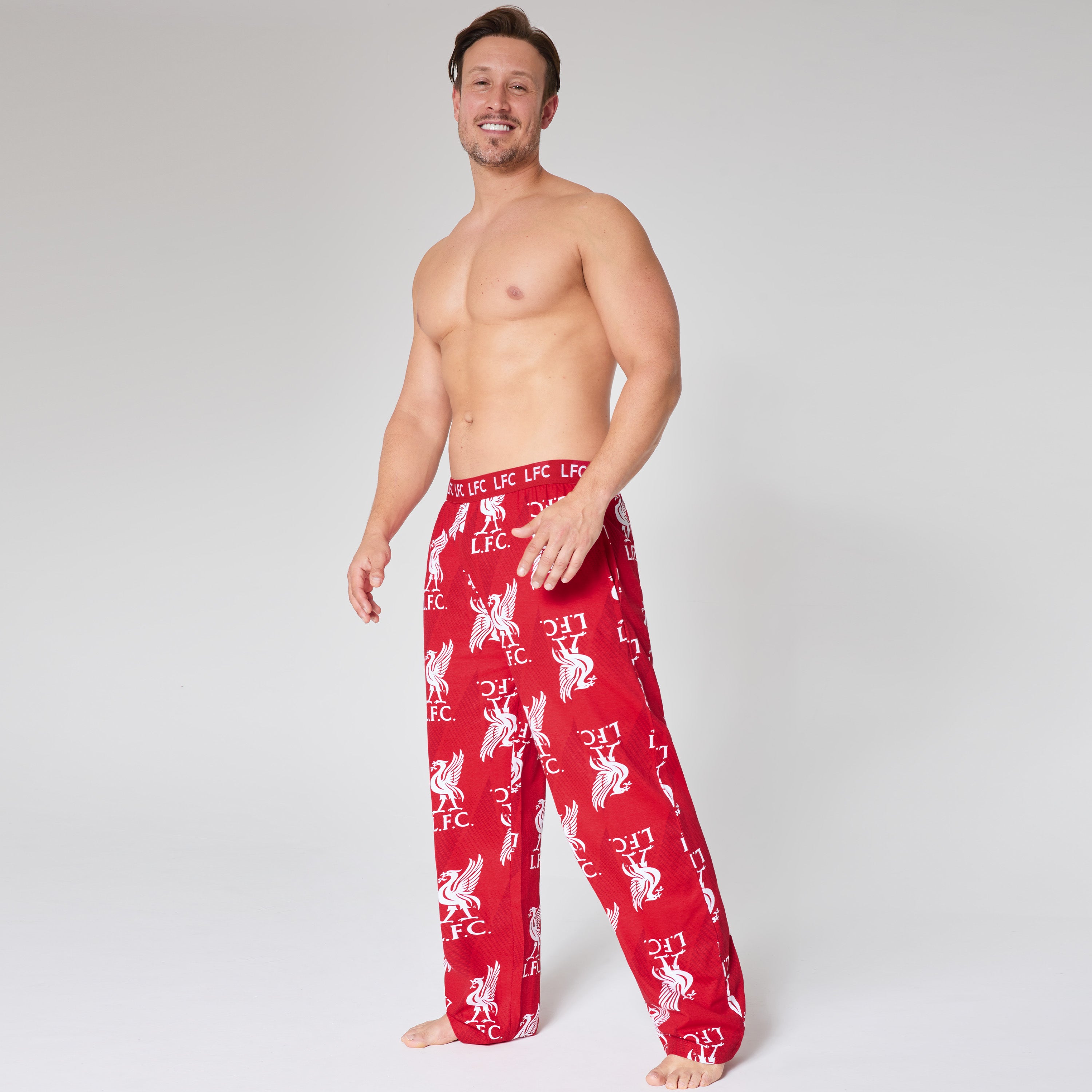 liverpool-fc-pantalon-pyjama-homme-coton-bas-nuit image 2