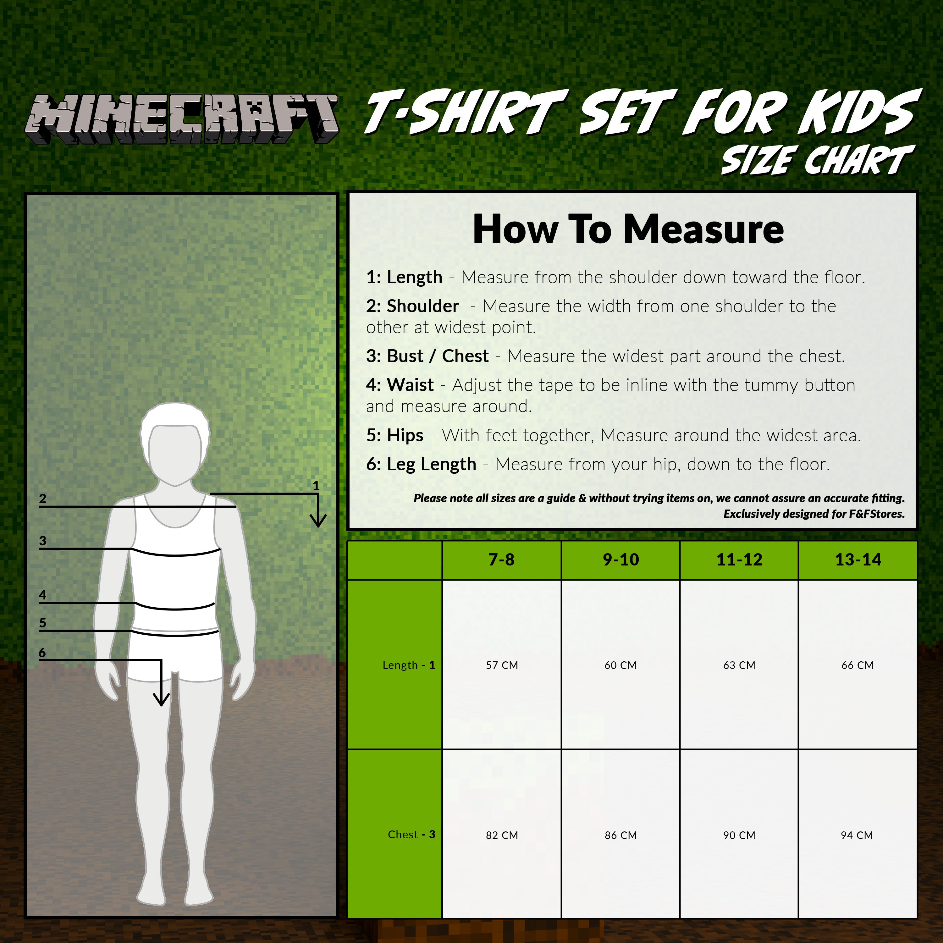 minecraft-t-shirt-gar-on-lot-de-2-coton-col-rond-7-14-ans image 6