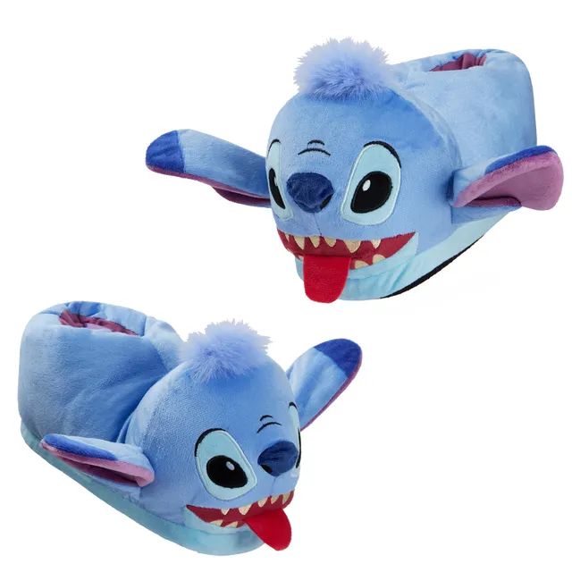 disney-stitch-pantoufle-femme-3d-bleue-chaude-antid-rapante image 1