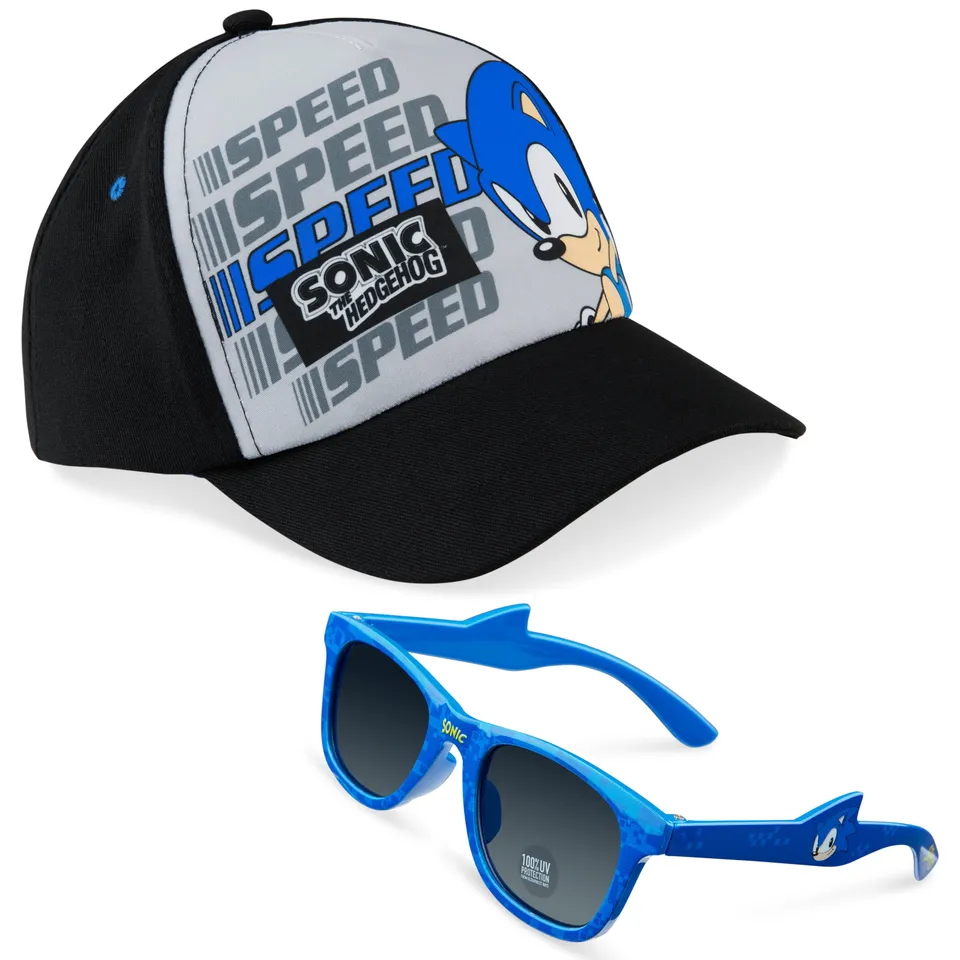sonic-casquette-gar-on-lunettes-soleil-uv-enfant image 1