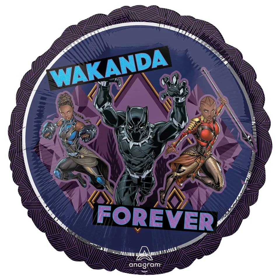 marvel-black-panther-ballon-aluminium-45-cm-f-te image 1