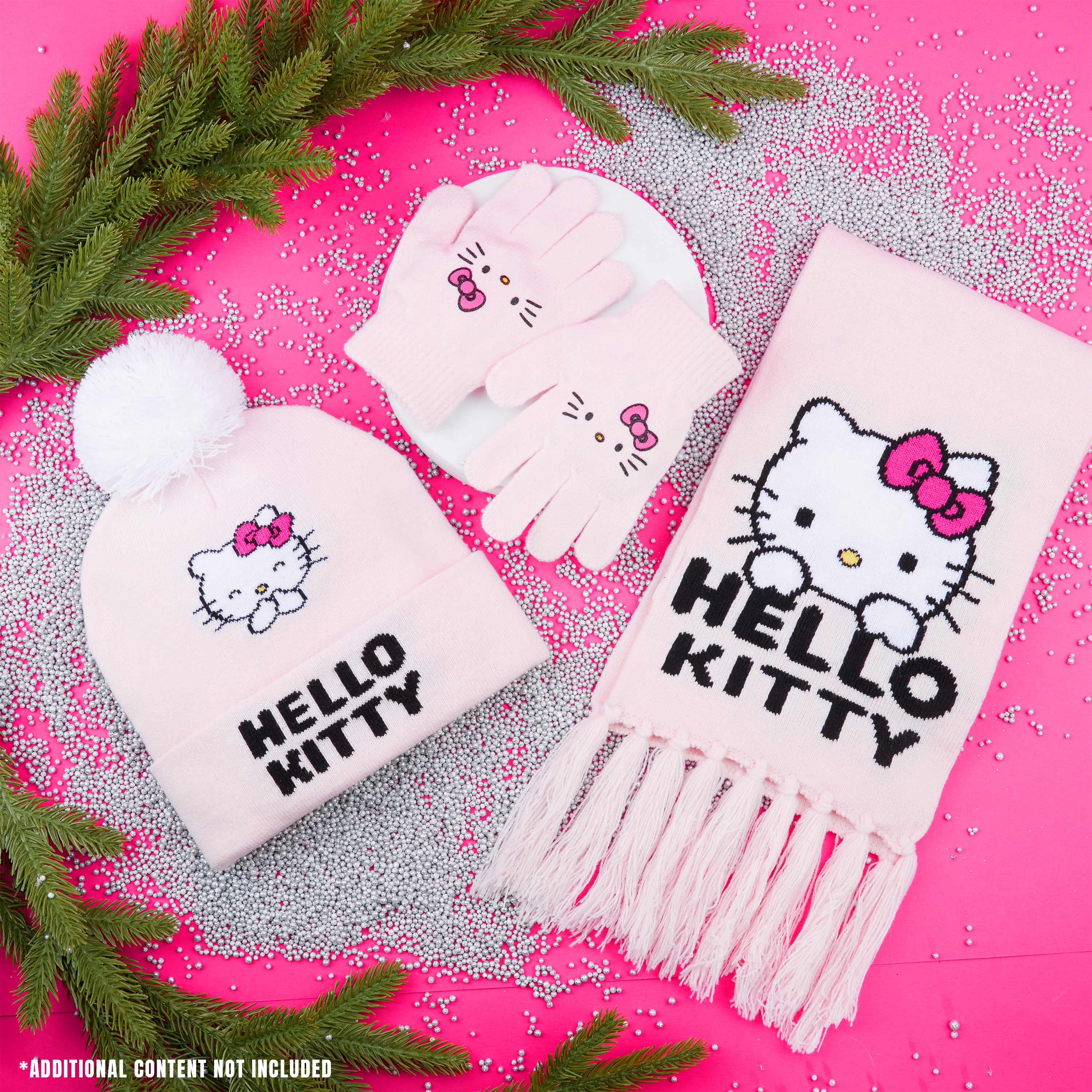 hello-kitty-ensemble-hiver-fille-bonnet-charpe-gants-4-12-ans image 2