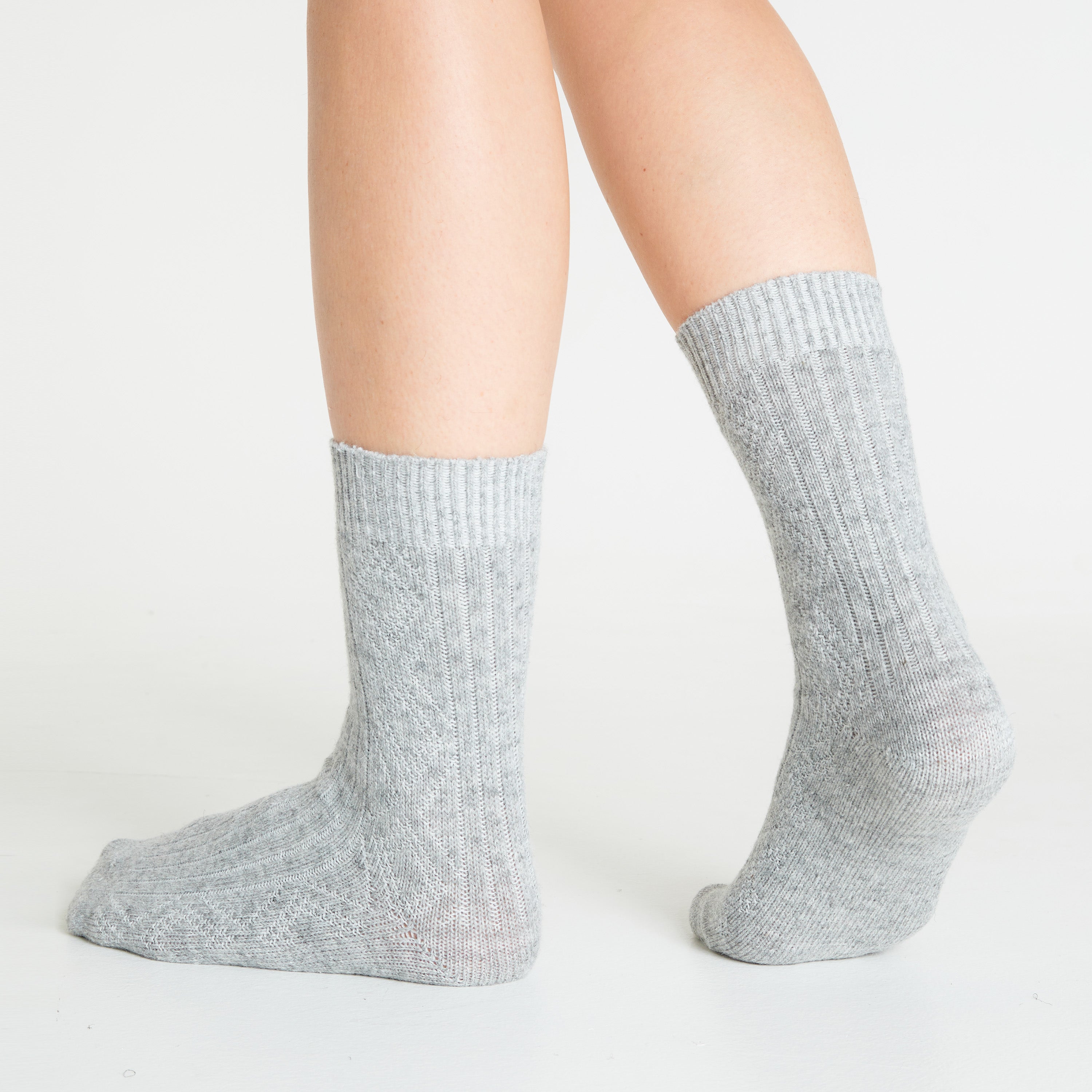 citycomfort-chaussettes-femme-bleu-gris-lot-de-5-laine-chaude image 4