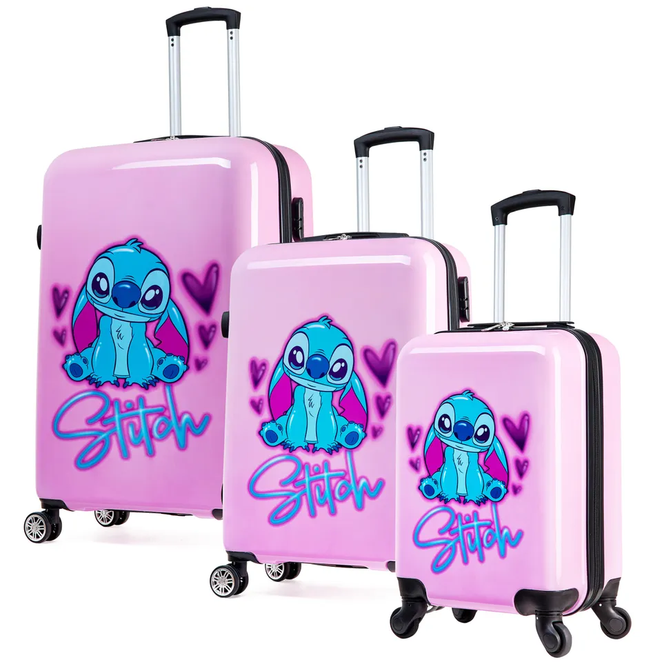 disney-stitch-set-3-valises-rigides-28l-50l-91l-4-roues image 1