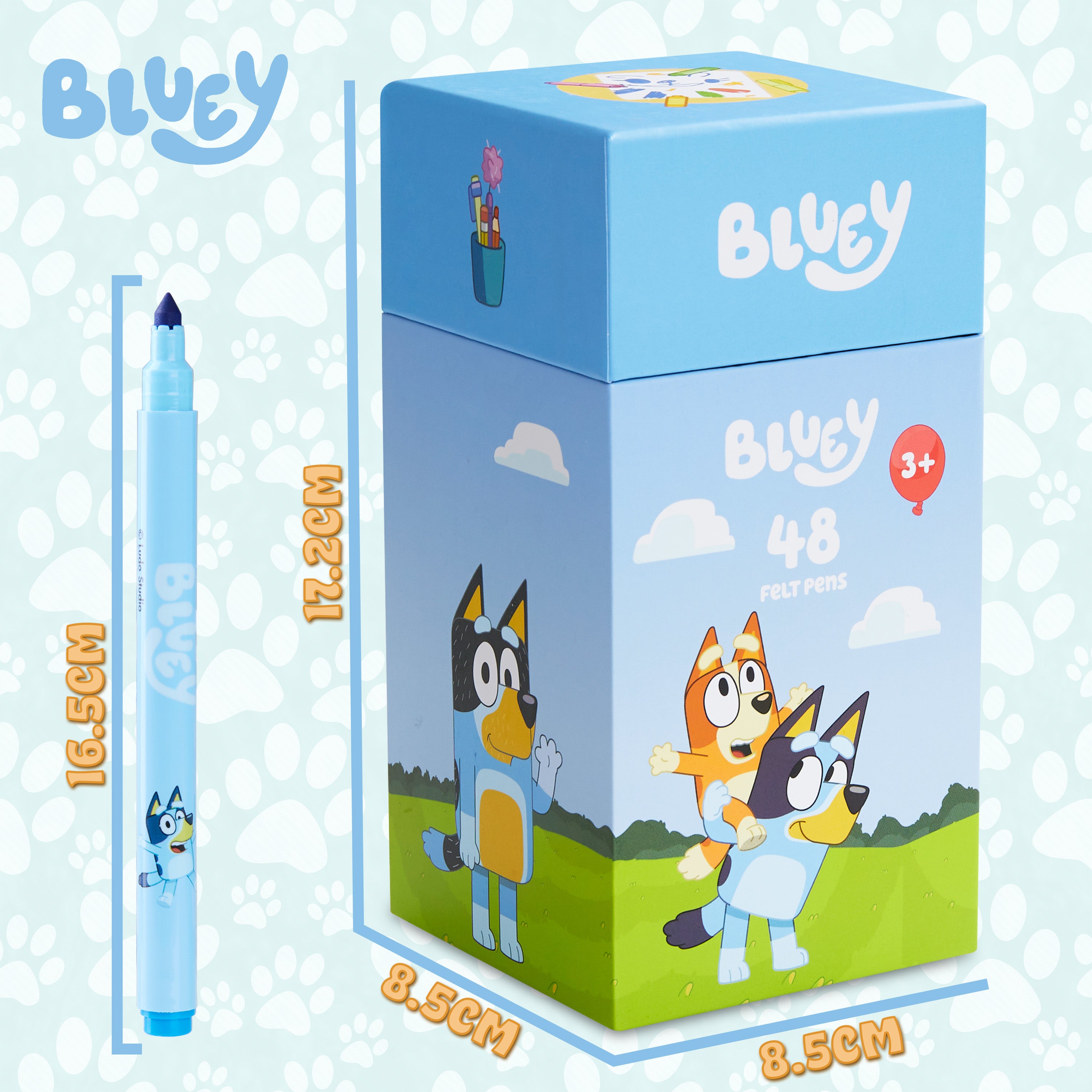 bluey-set-48-feutres-lavables-pointe-fine-enfant image 6