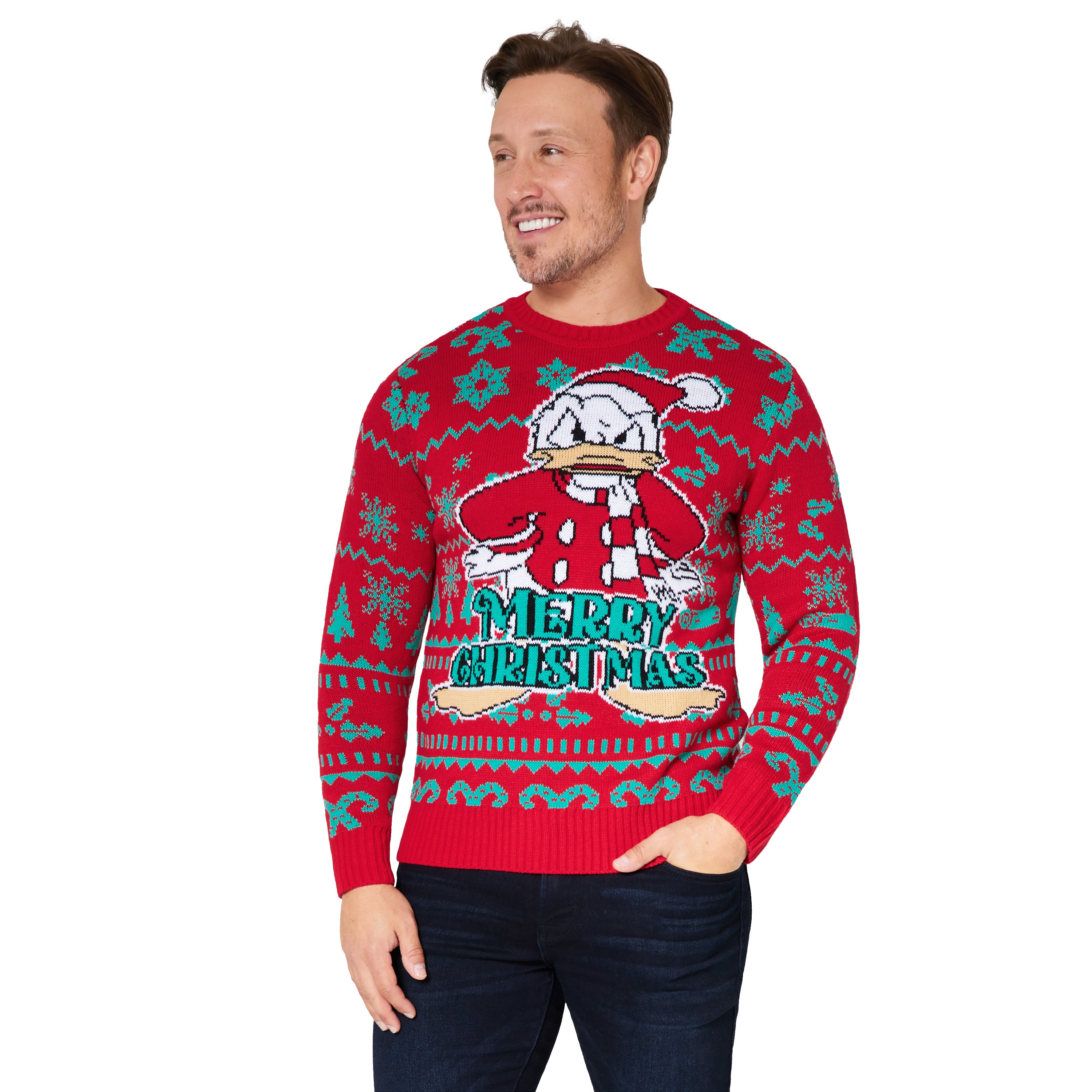 pull-no-l-disney-donald-homme-col-rond-manches-longues image 1