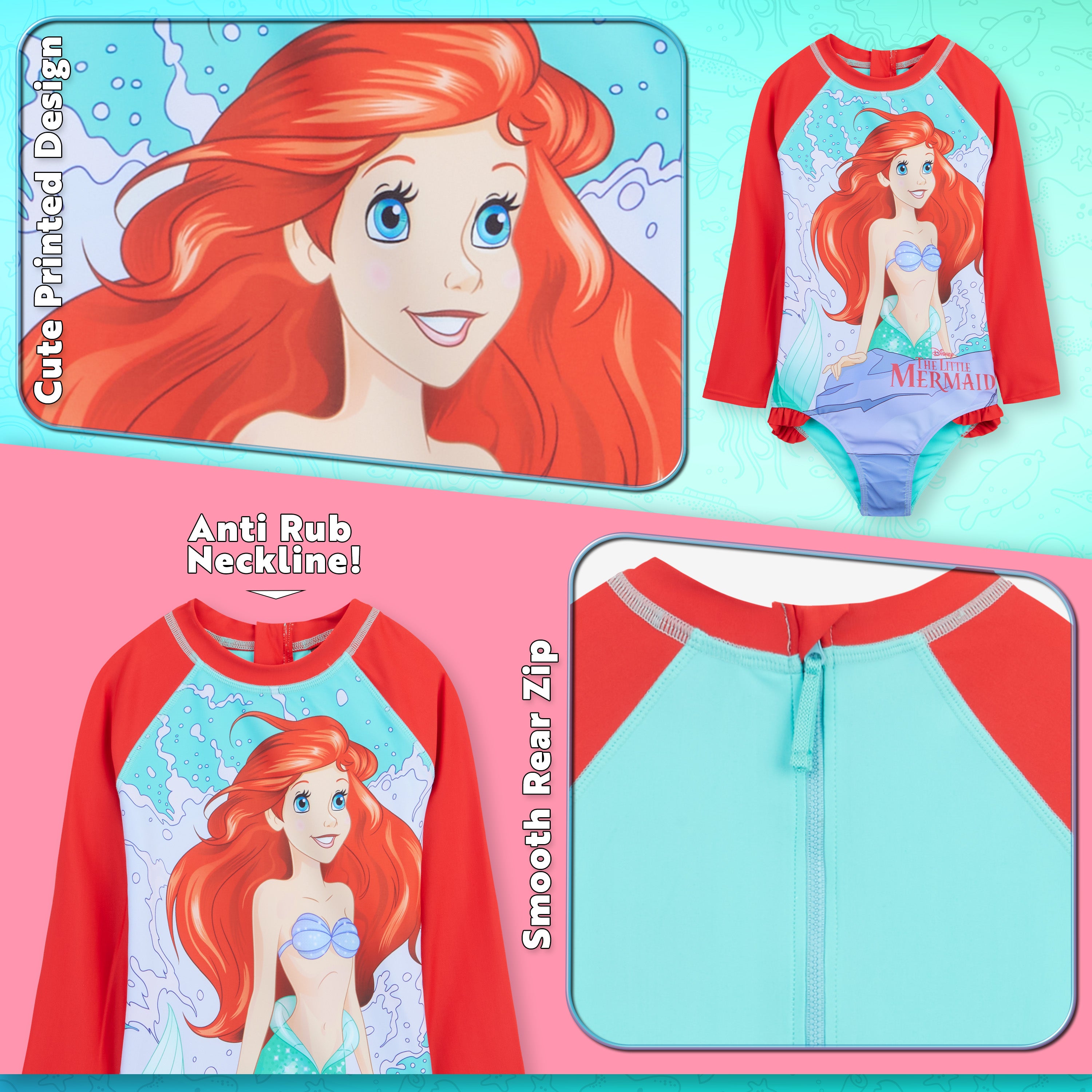 disney-petite-sir-ne-maillot-fille-une-pi-ce-5-6-ans image 5