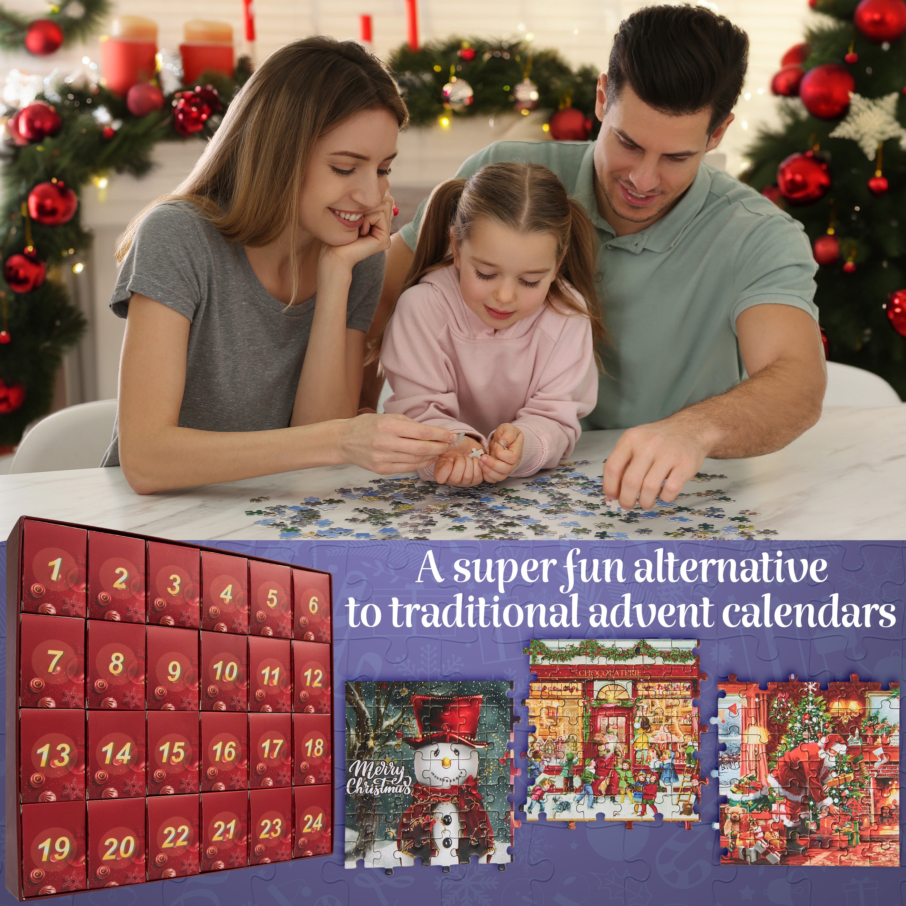 kreativekraft-puzzle-calendrier-de-l-avent-2025-24-puzzles-enfant image 4