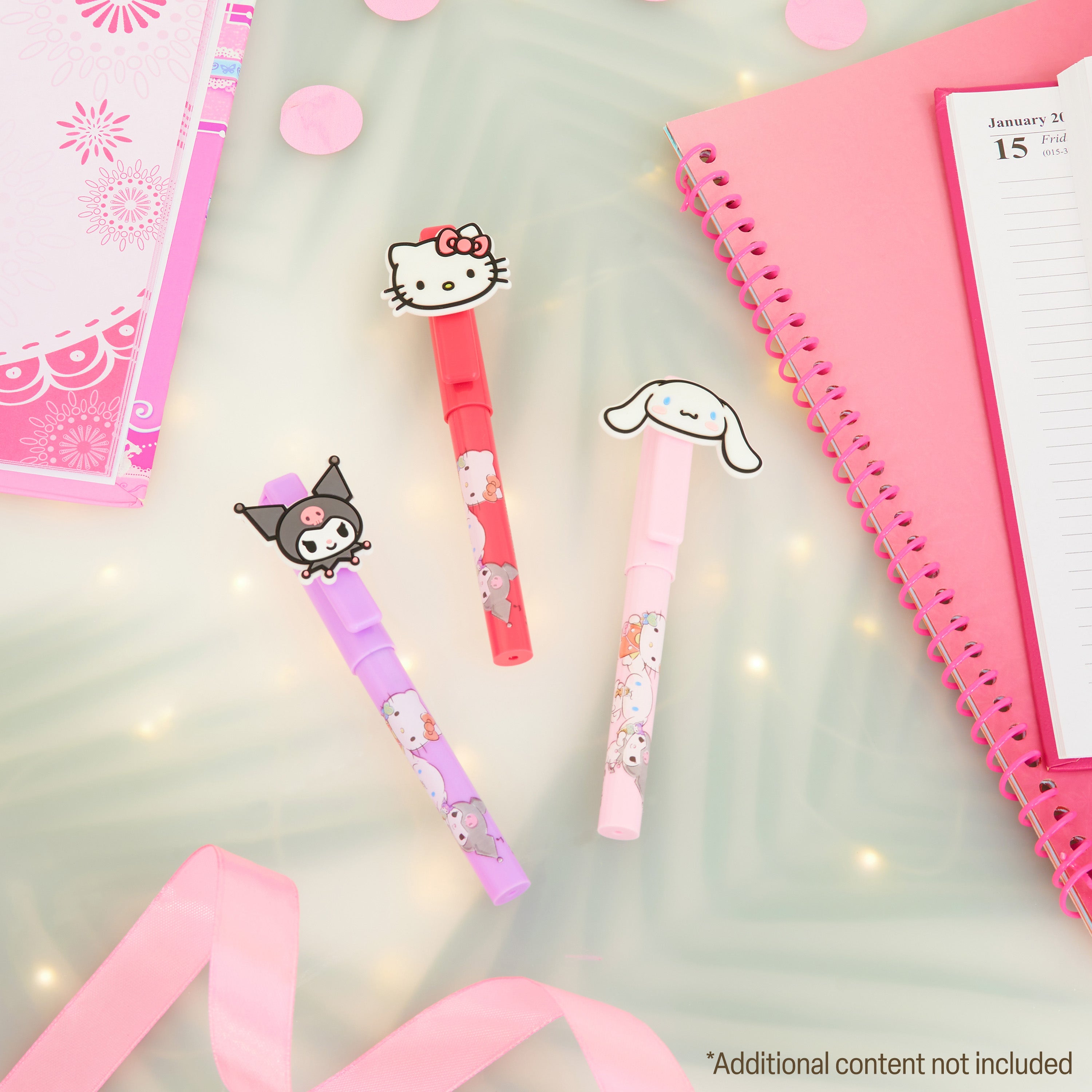 hello-kitty-stylos-bille-lot-de-3-toppers-personnages image 2