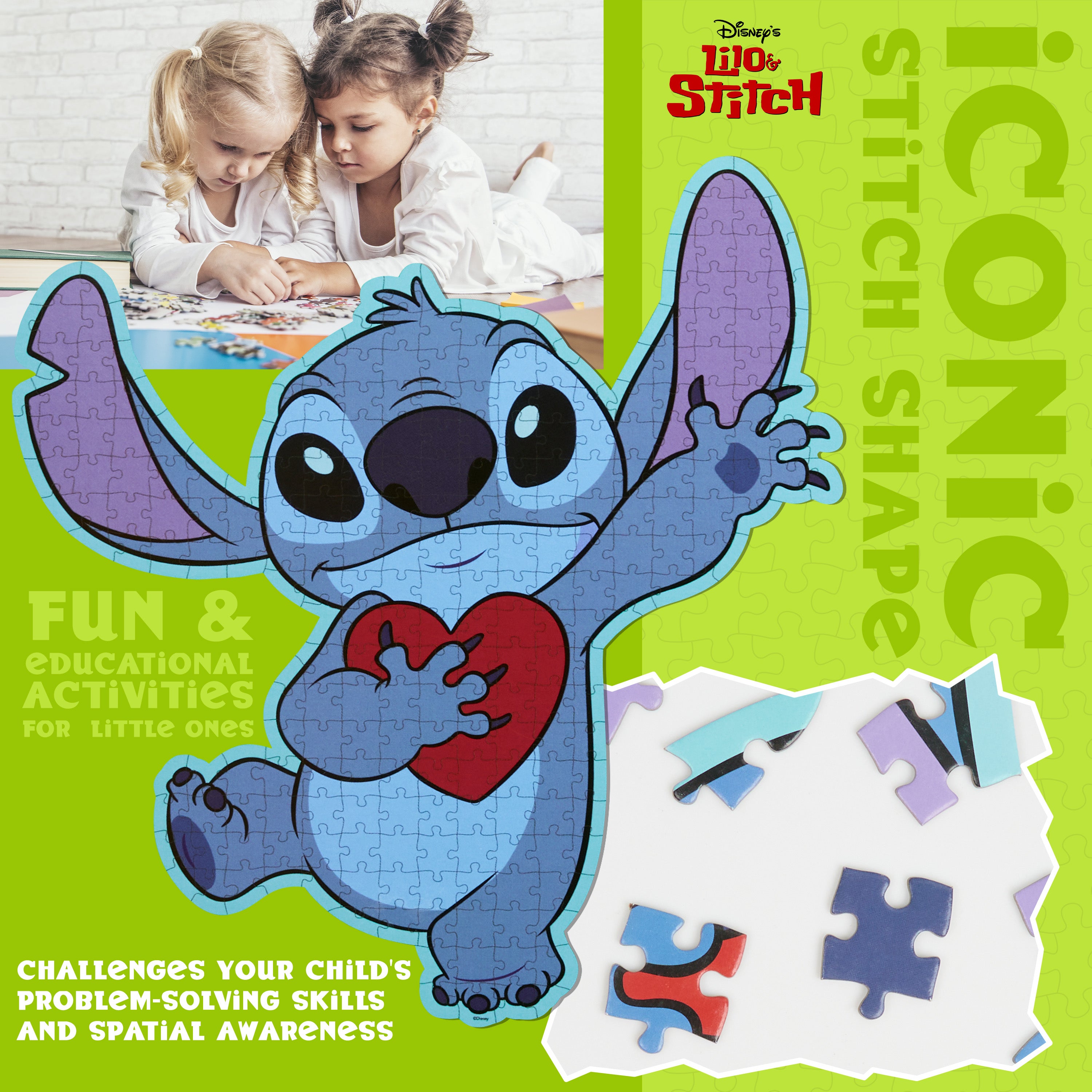 disney-stitch-puzzle-250-pi-ces-forme-stitch-7-ans-et-plus image 3