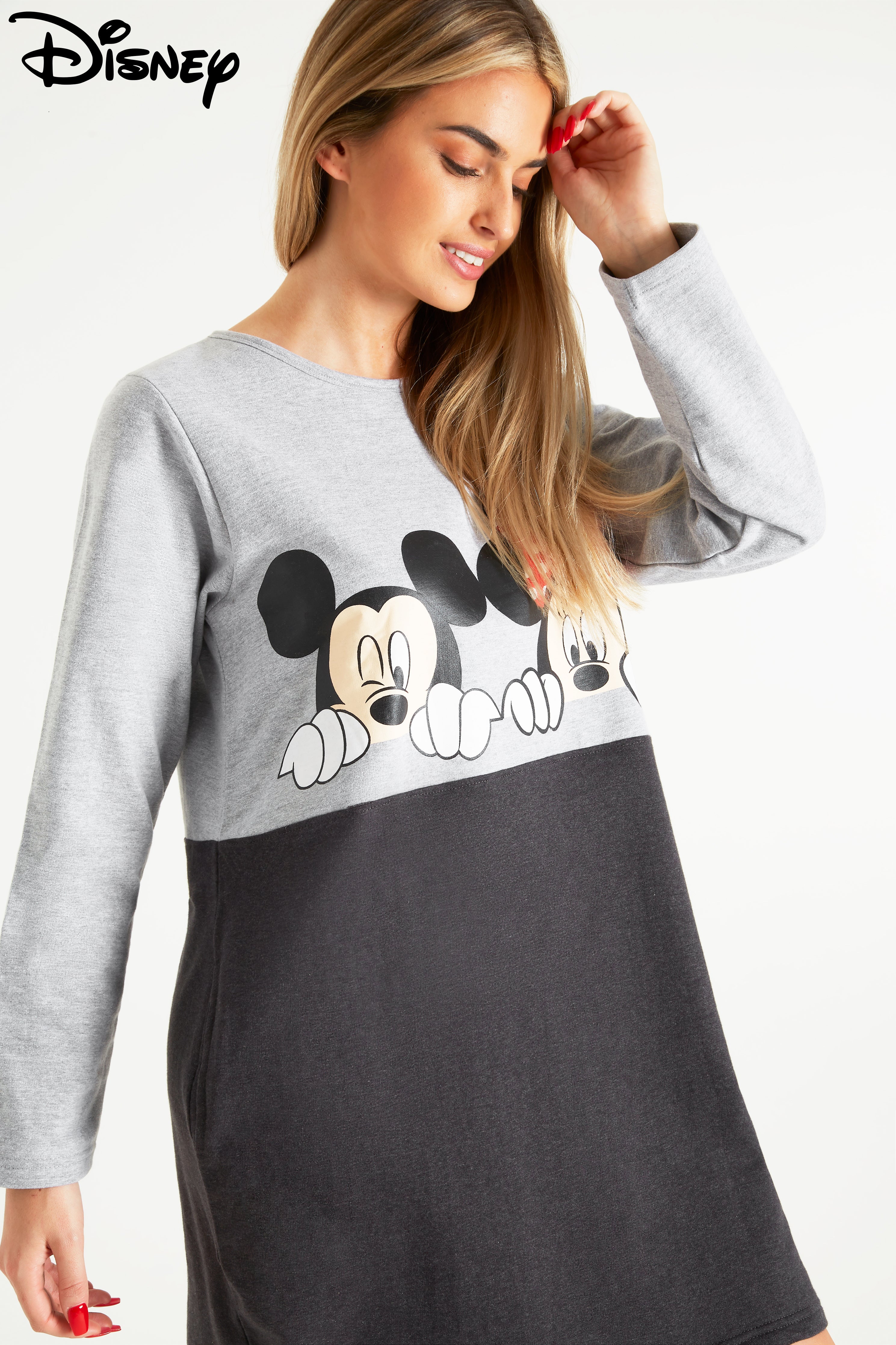 disney-mickey-minnie-robe-sweat-capuche-oversize-s image 2