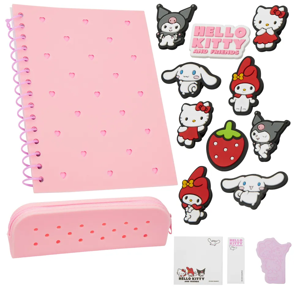 get-trend-school-hello-kitty-coffret-papeterie-a5-pins-custom image 1