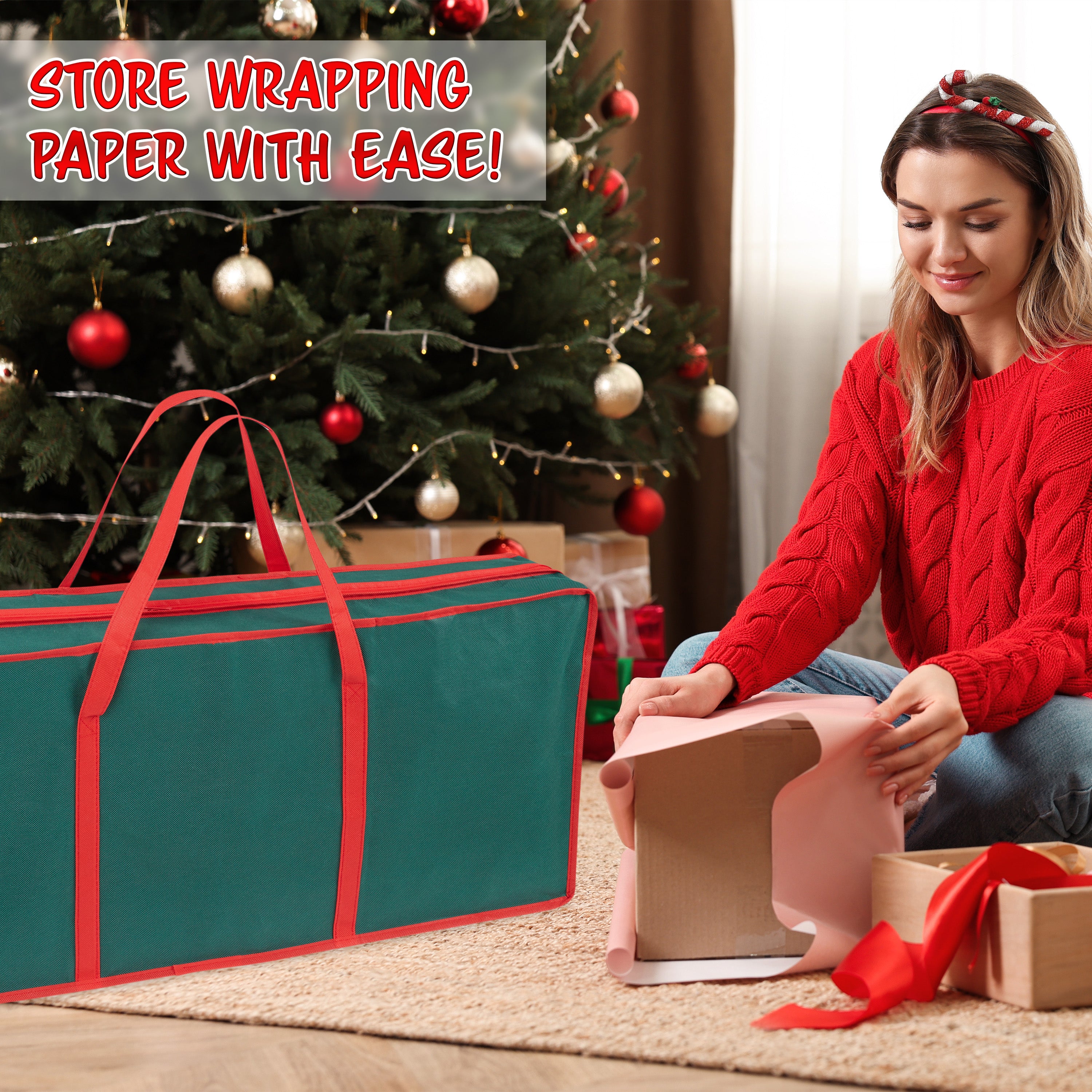 get-trend-sac-sapin-no-l-vert-zipp-82-cm-poign-es image 2