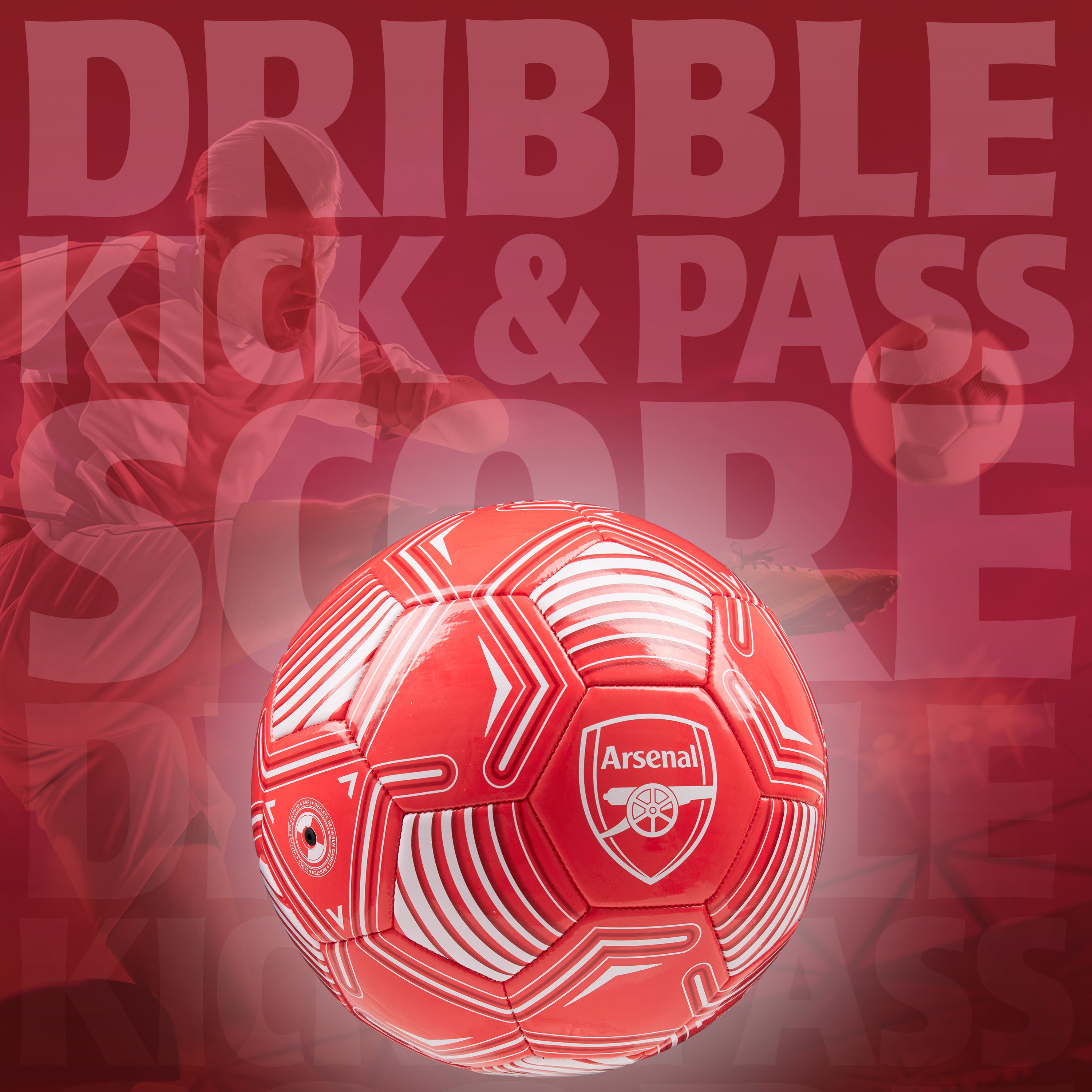 get-trend-arsenal-ballon-football-entra-nement-tailles-3-4-5 image 3