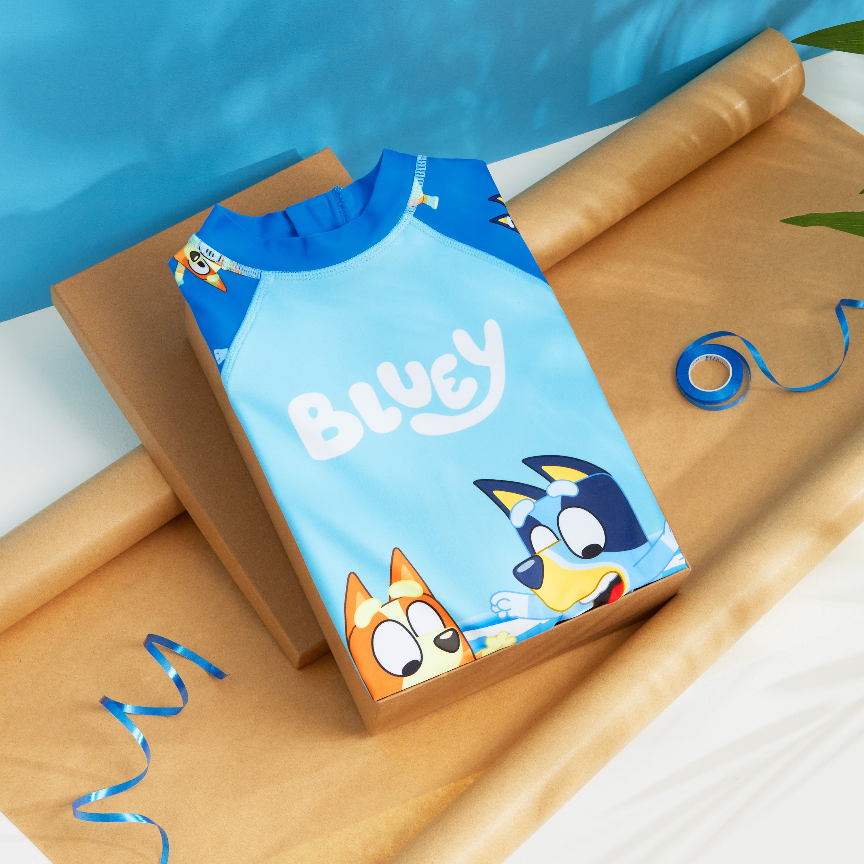 bluey-maillot-de-bain-fille-1-pi-ce-manches-5-6-ans image 2