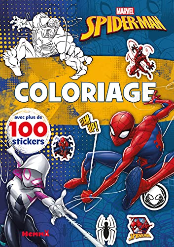 marvel-spider-man-coloriage-100-stickers-livre-d-s-4-ans image 2