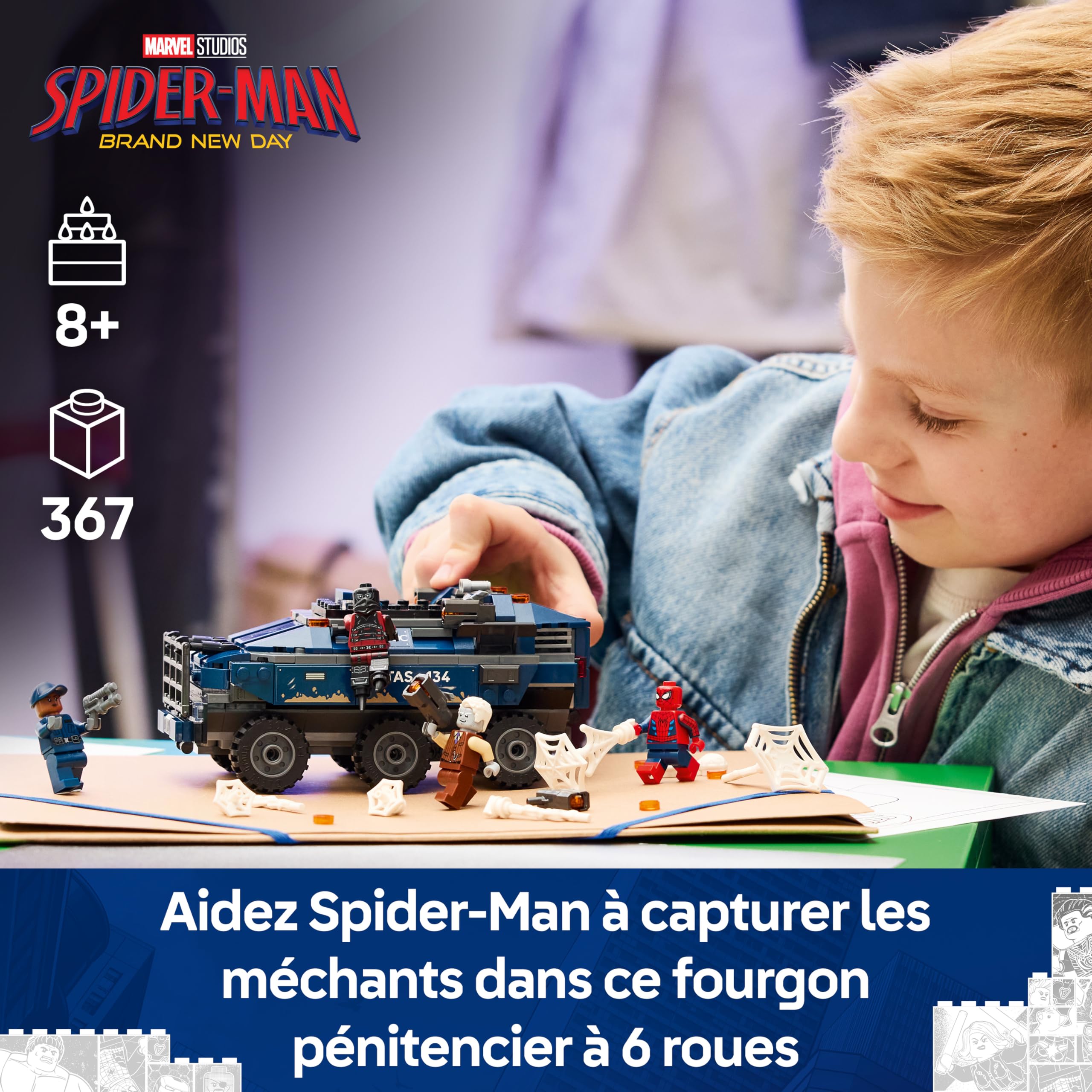 lego-marvel-76349-poursuite-prison-mobile-spider-man-jeu image 2