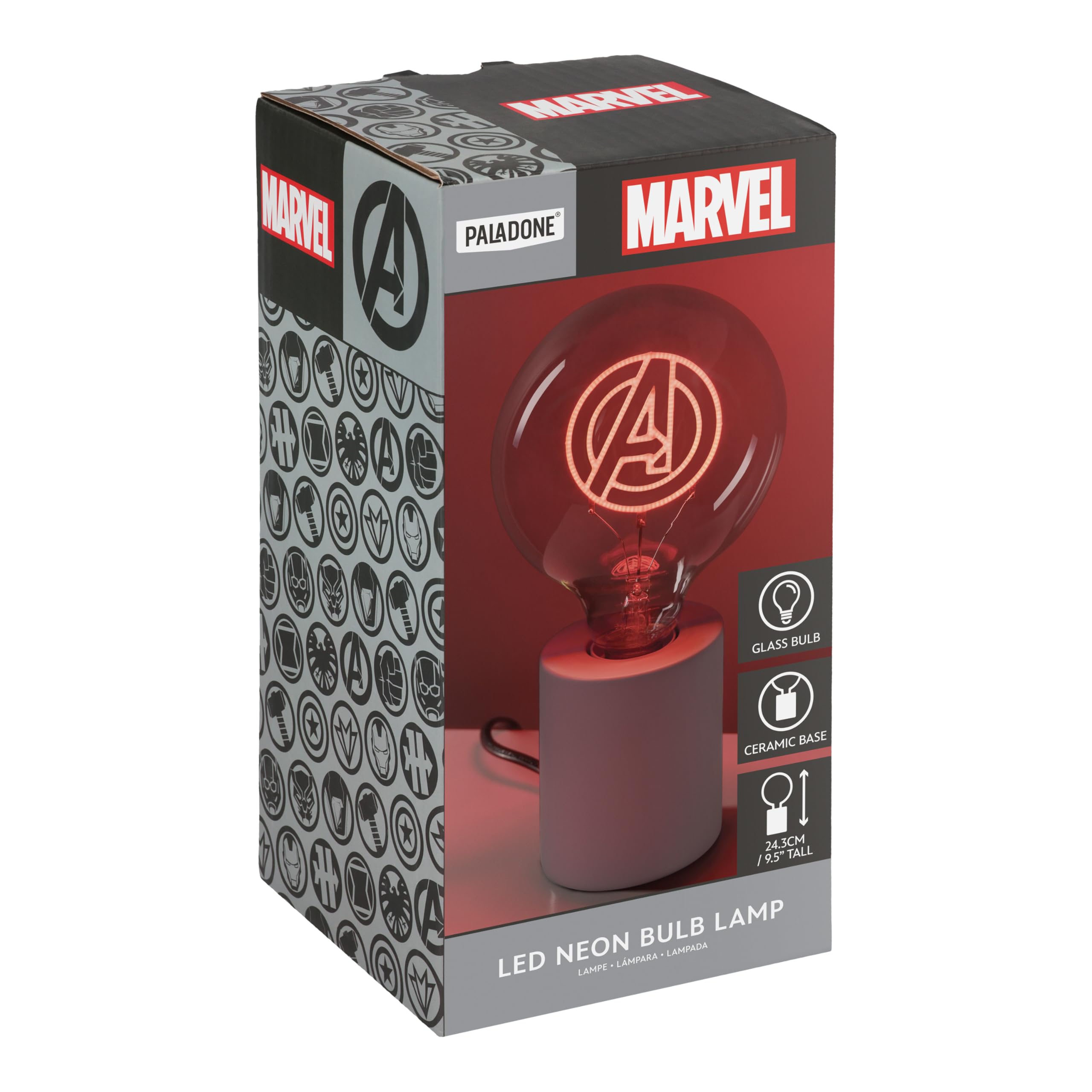 marvel-avengers-lampe-n-on-led-e27-logo-rouge image 4