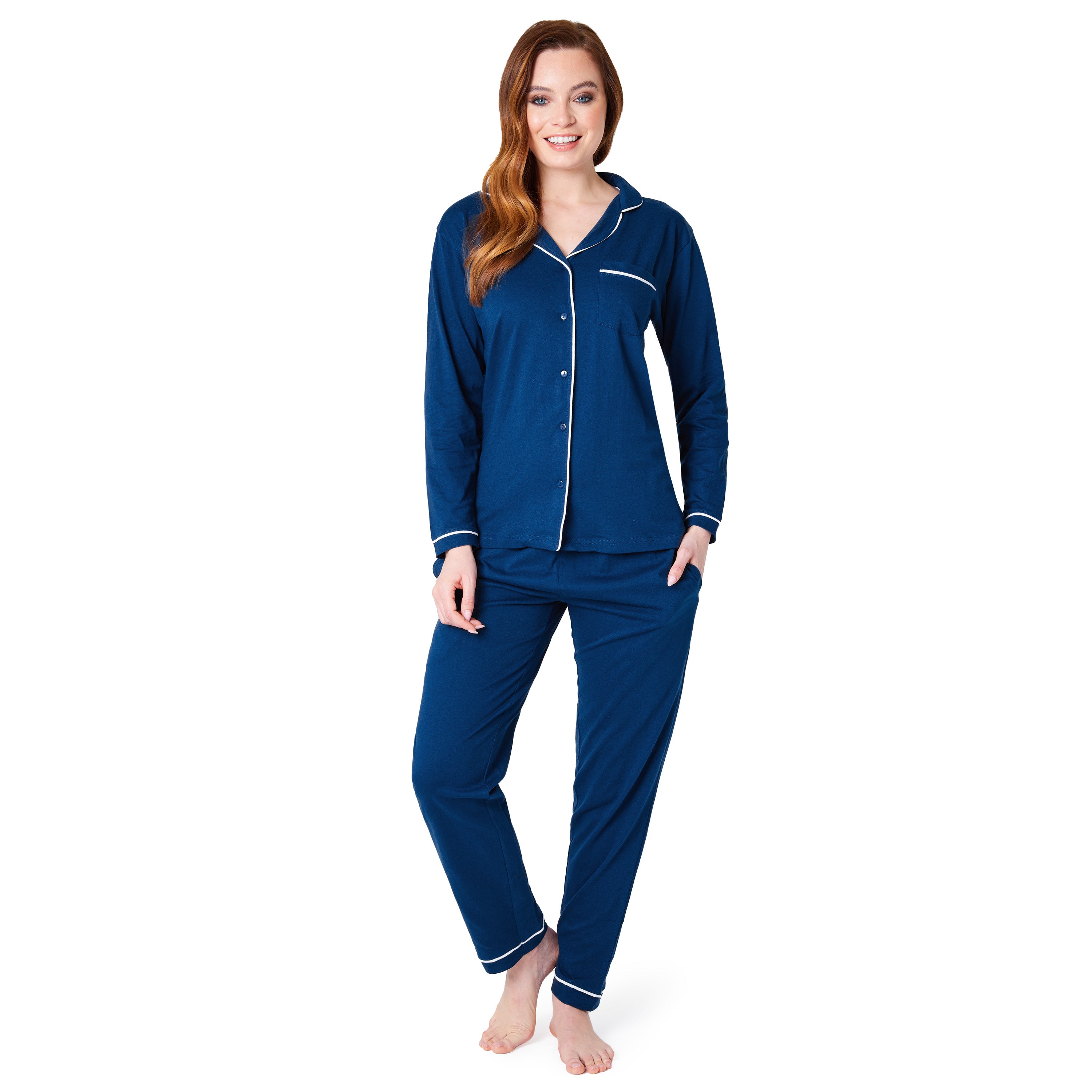 get-trend-women-pyjama-femme-coton-rose-taille-m image 8
