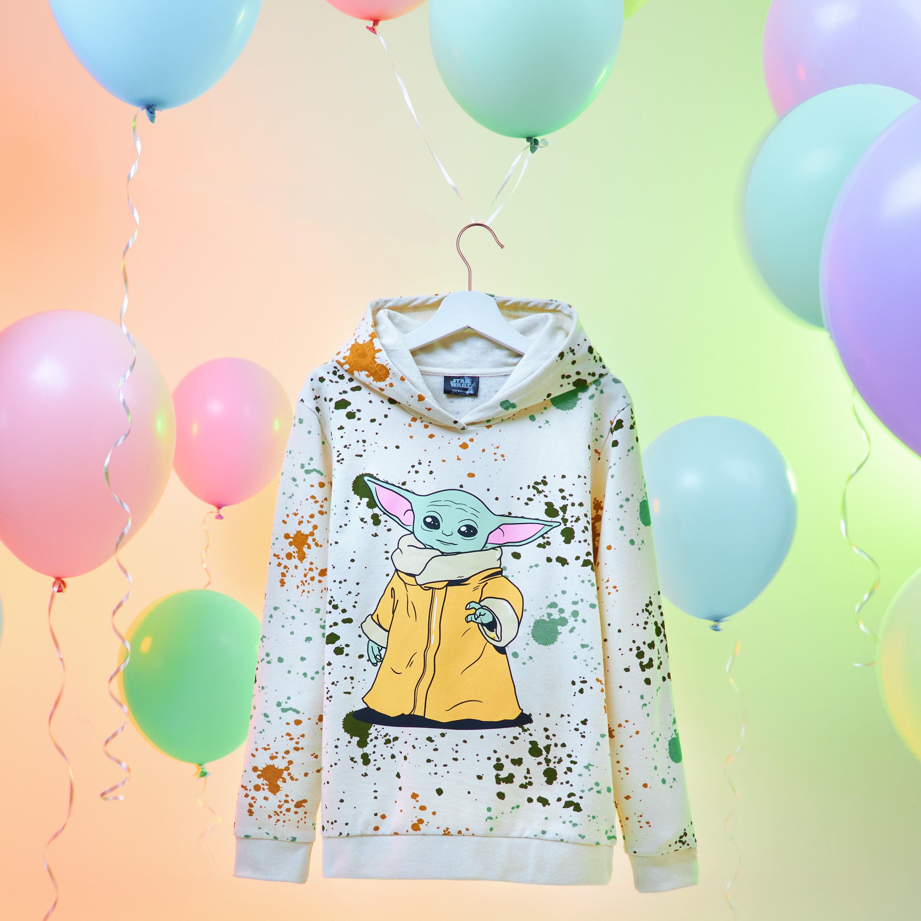 disney-baby-yoda-sweat-capuche-fille-9-10-ans-coton image 2