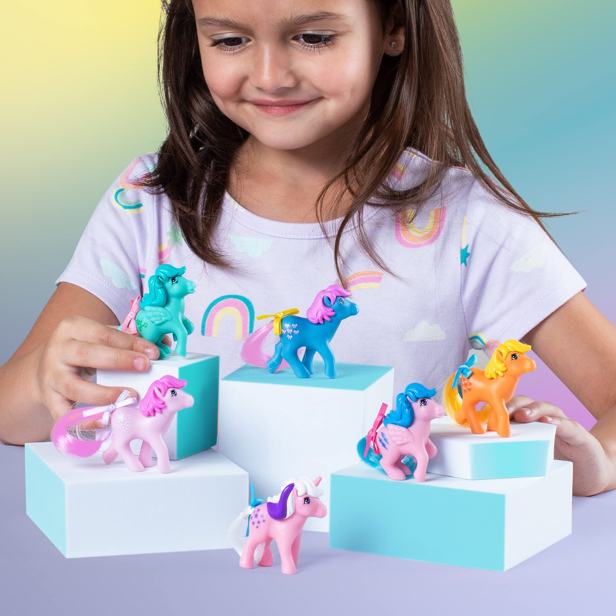 my-little-pony-classics-coffret-6-figurines-poney-r-tro-5-cm-40-ans image 3