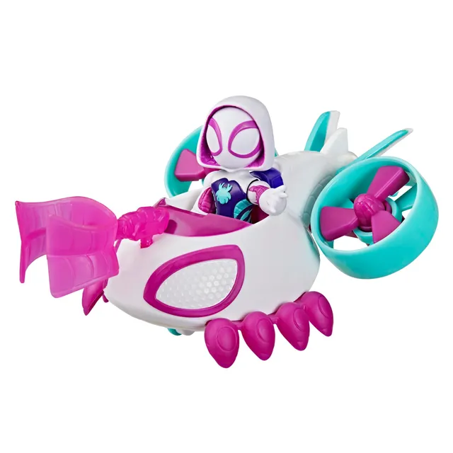 marvel-spidey-ghost-spider-h-lico-jouet-figurine-7-5-cm image 1