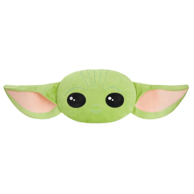 get-trend-mandalorian-coussin-peluche-3d-baby-yoda-vert-94cm image 1