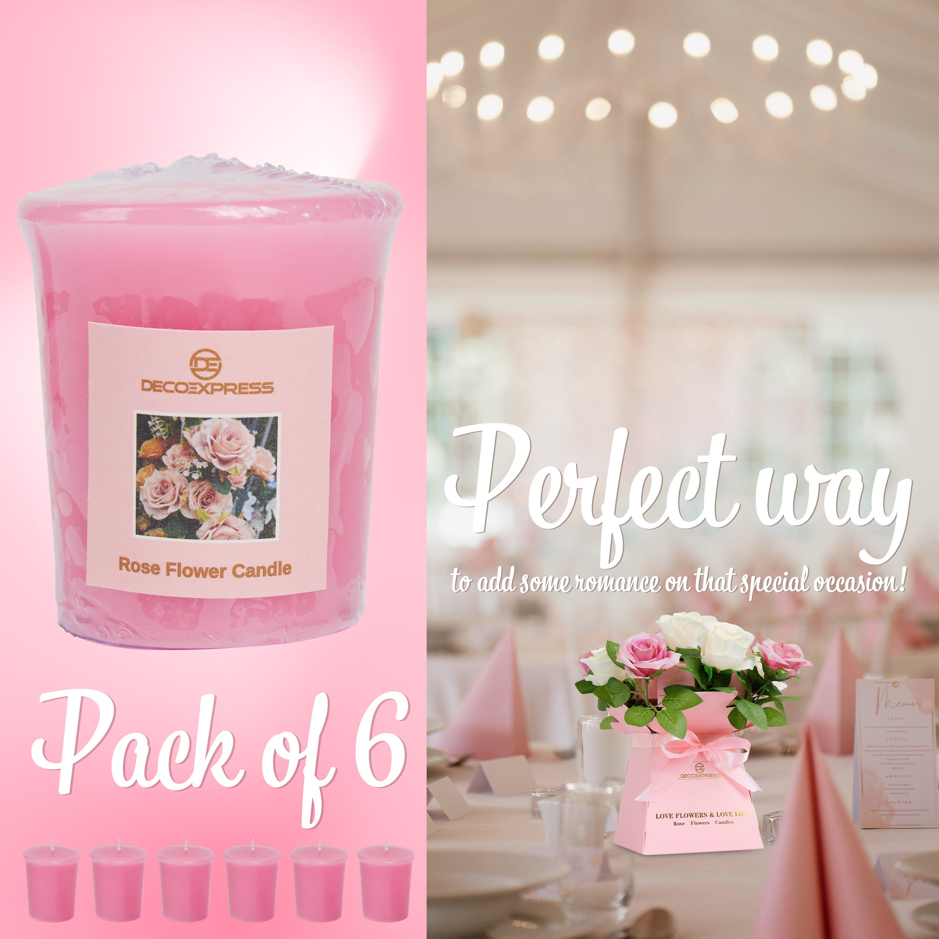 deco-express-coffret-bouquet-roses-bougies-rose image 5