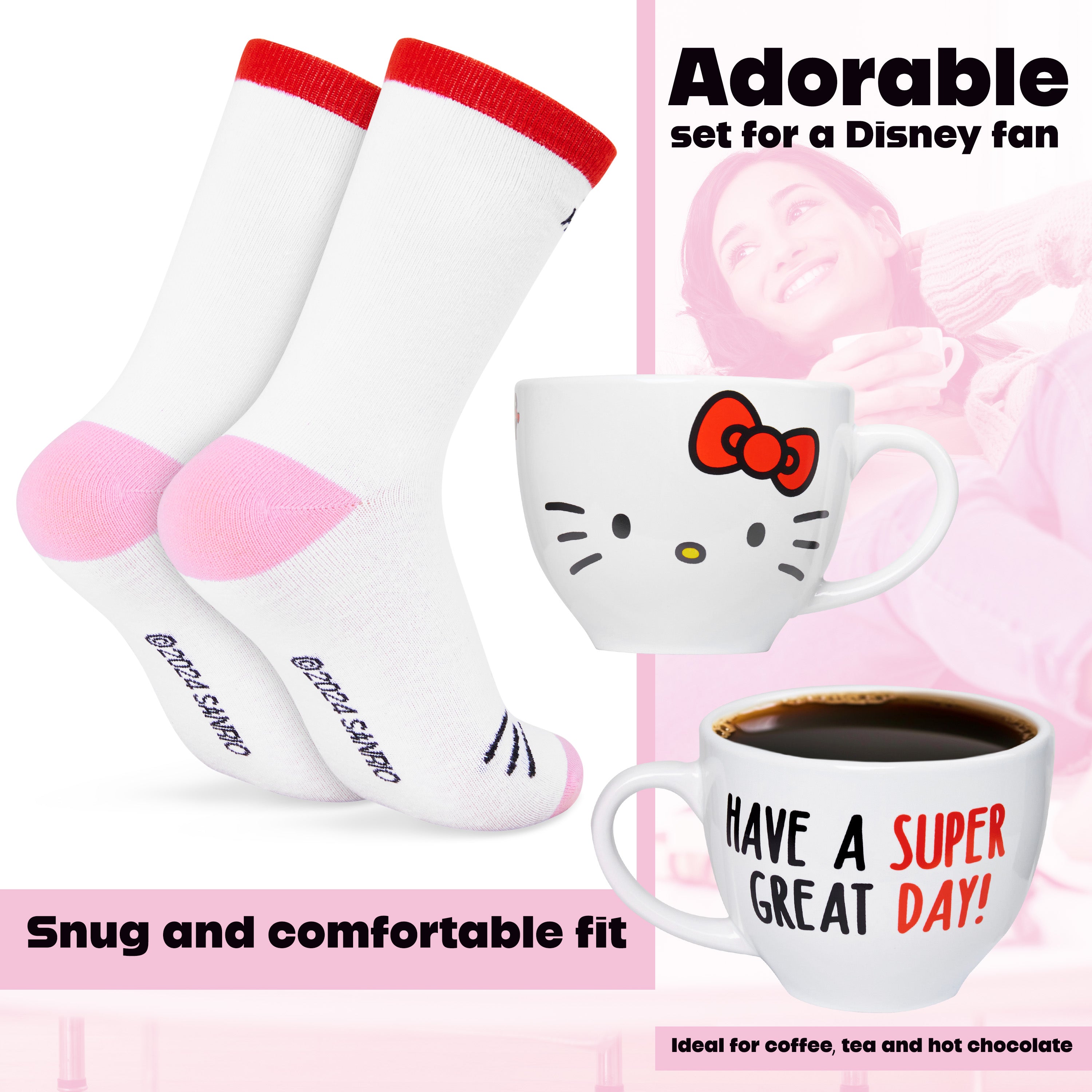 hello-kitty-mug-c-ramique-chaussettes-coffret-femme image 4