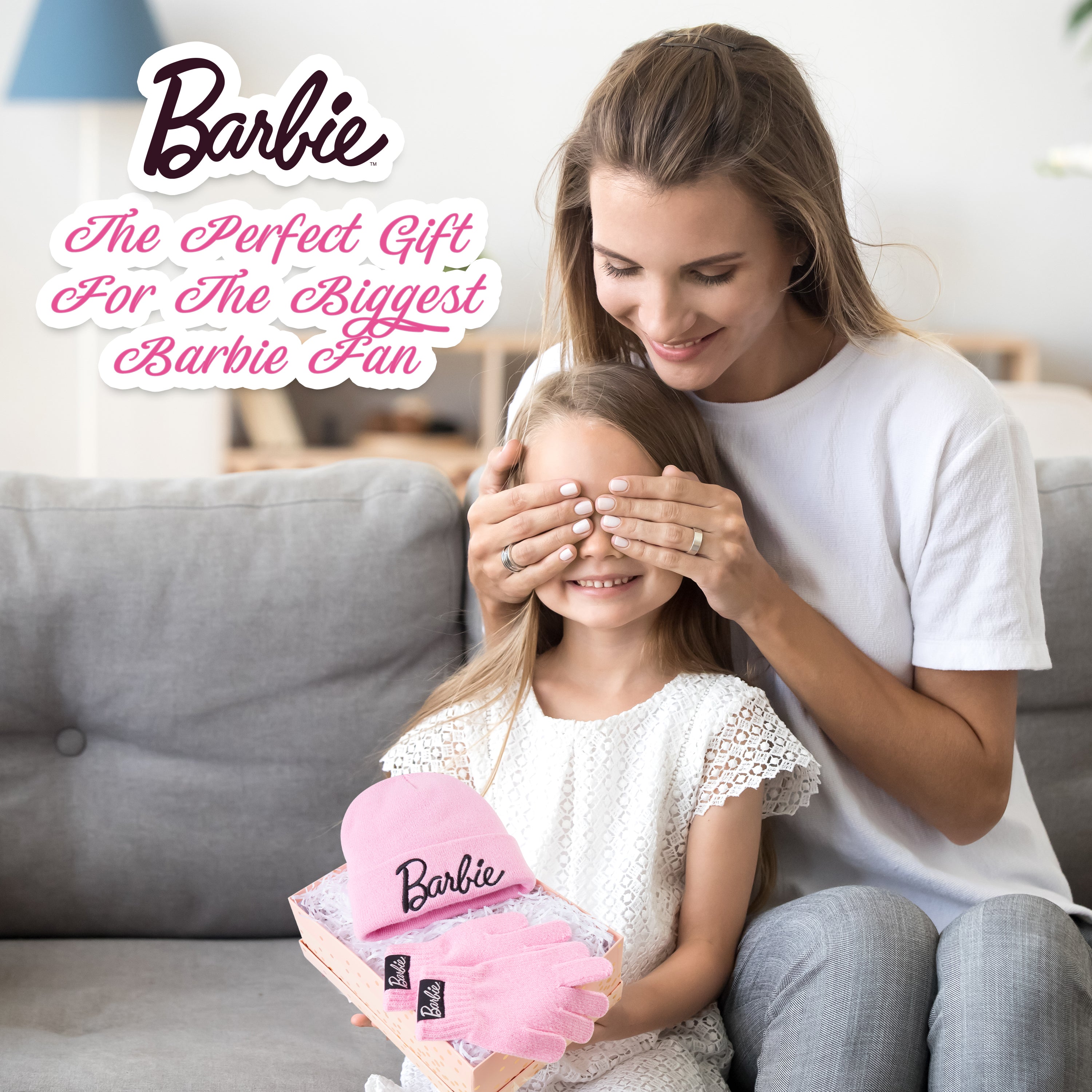 barbie-ensemble-bonnet-pompon-et-gants-fille-acrylique image 6