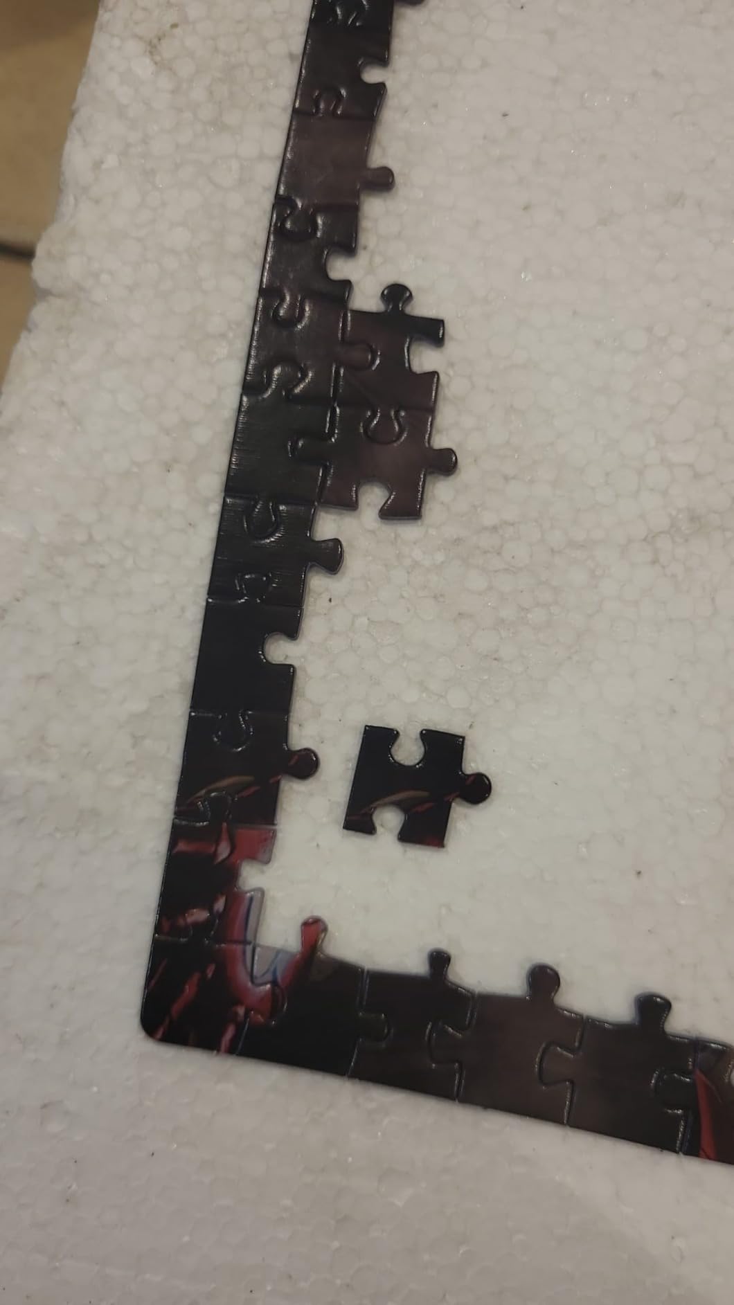Accroché au mur