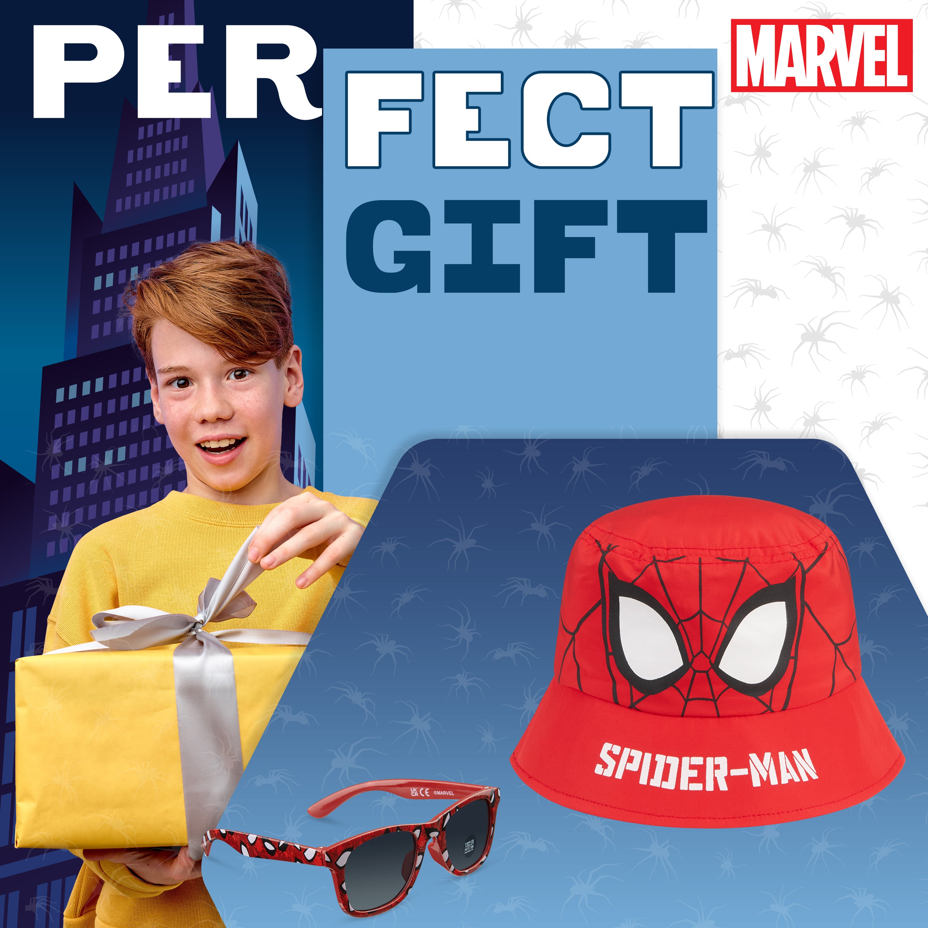 marvel-spiderman-bob-enfant-lunettes-soleil-uv400 image 3