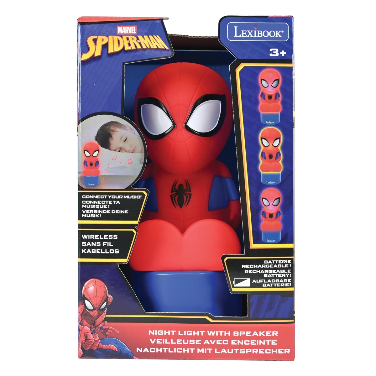 lexibook-spider-man-ns02sp-veilleuse-enceinte-bluetooth-enfant image 5