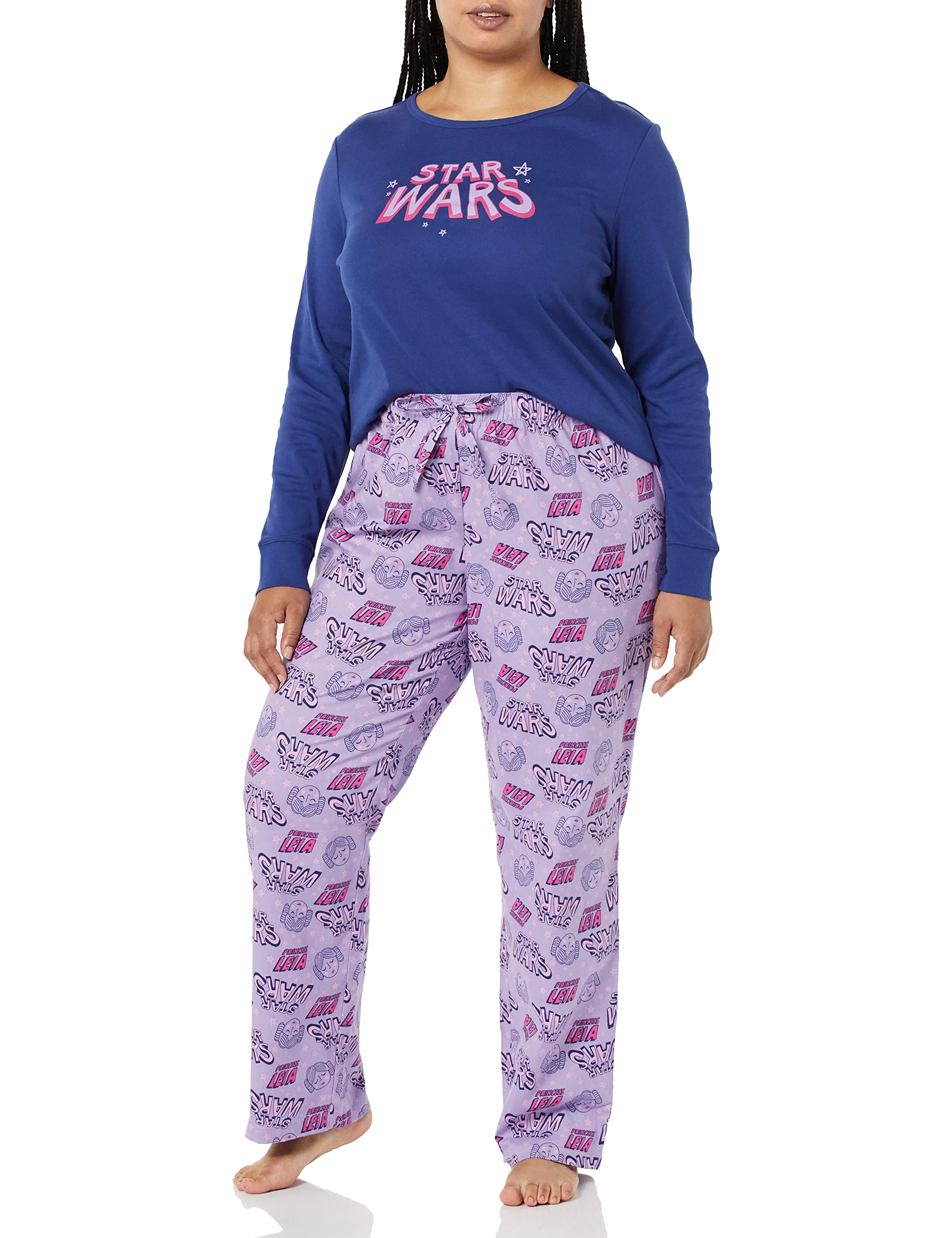 amazon-essentials-marvel-captain-america-pyjama-flanelle-femme image 4