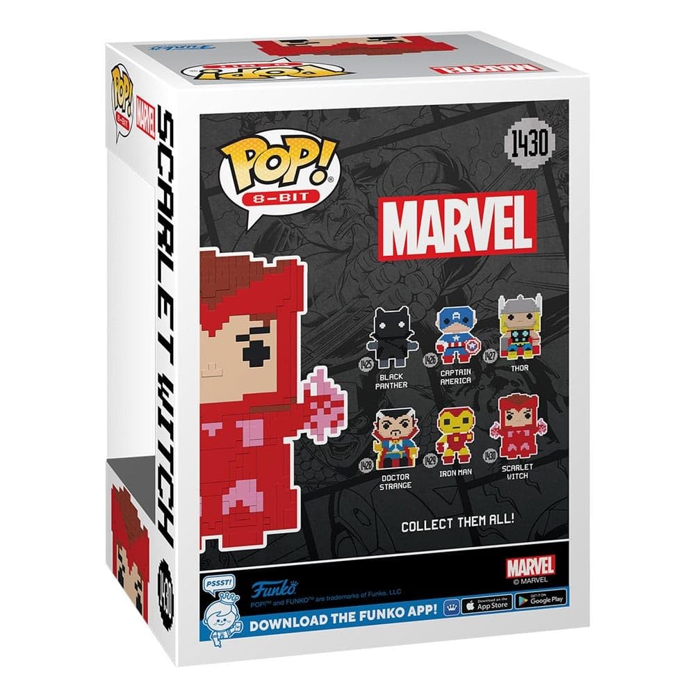 funko-pop-8-bit-scarlet-witch-figurine-vinyle-marvel-comics image 2