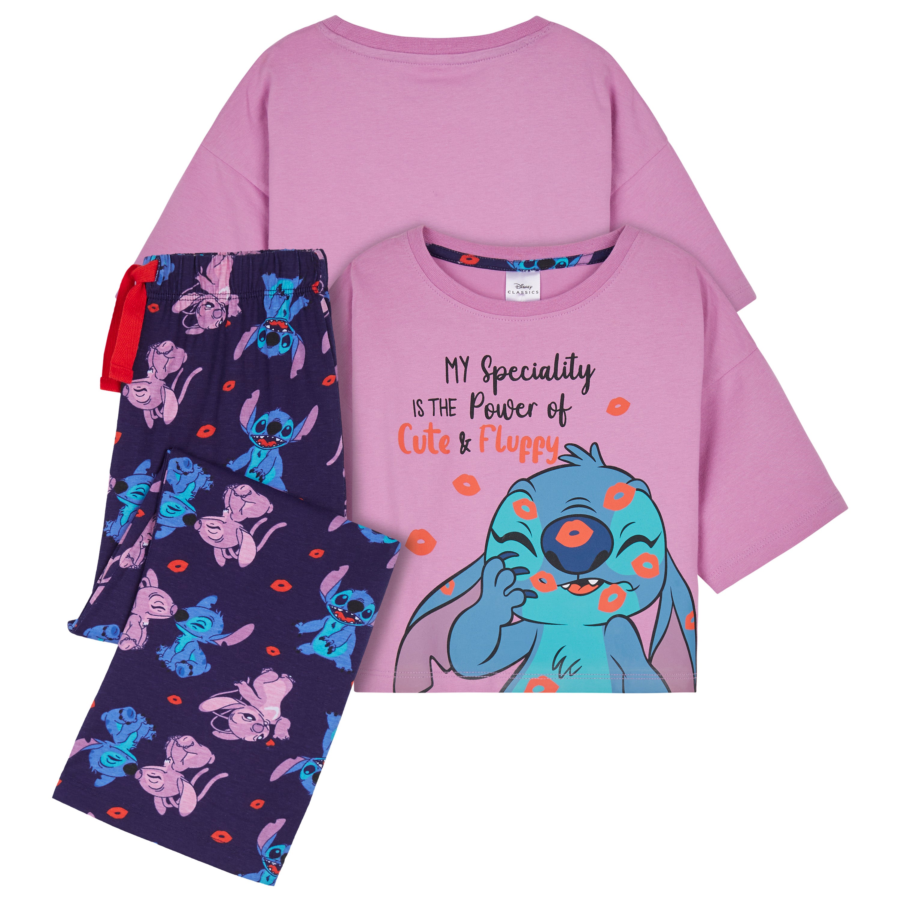 disney-stitch-pyjama-fille-2-pi-ces-coton-7-8-ans image 5