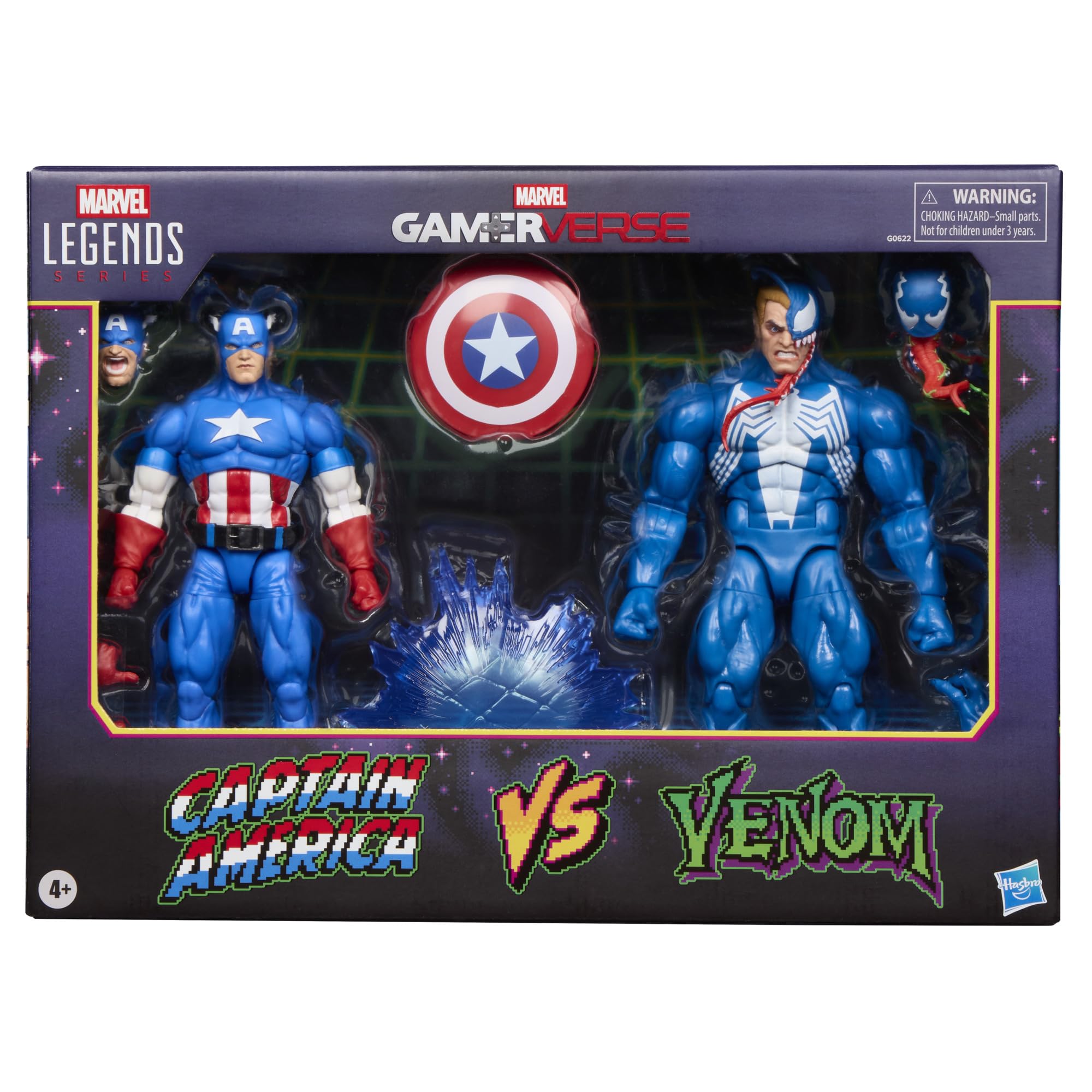 marvel-legends-gamerverse-captain-america-vs-venom-pack-2-figurines-15cm image 2